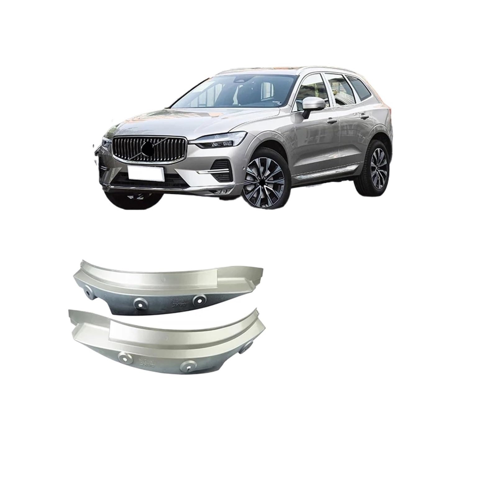 2025 kompatibel for Volvo XC60 Schmutzfänger blau 2018 2019 2020–2024 spezielle Hintertür Hinterrad Kotflügel Modifikation Autozubehör Kotflügel(Xingyao Sand) von XFSBHMKH