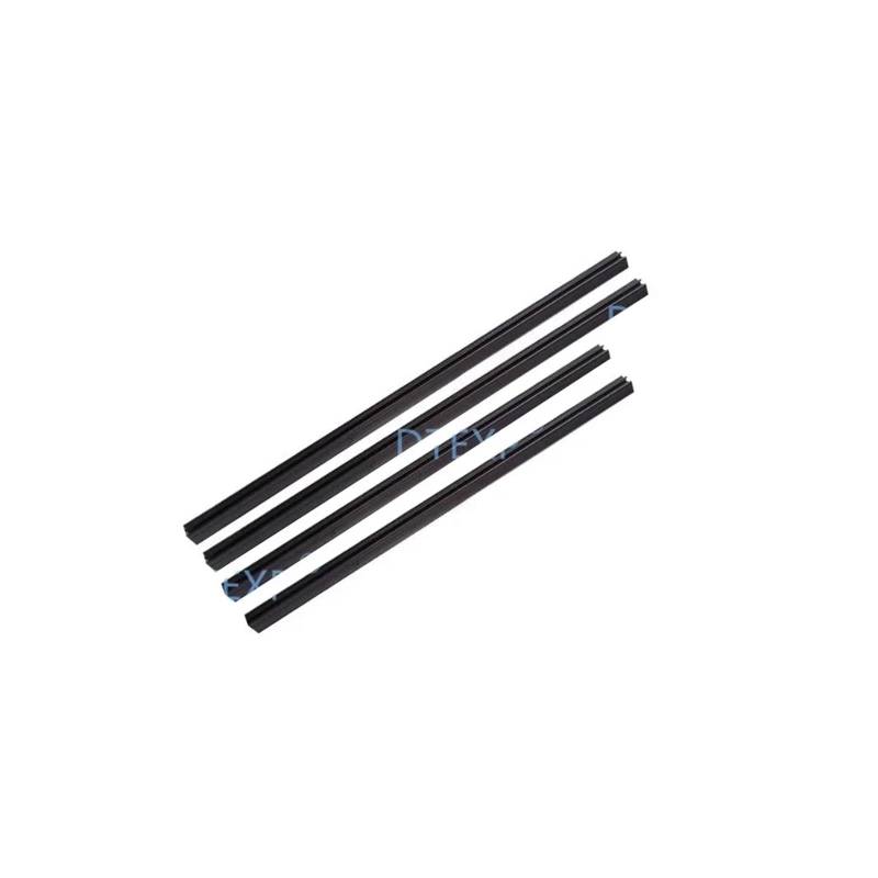 4 Pcs Innere Schwarz Fenster Glas Gummi Kompatibel for Outlander 2007-2012 CW 5727A258 Schützen Wetter Streifen for Peugeot 4007 Airtrek 2nd von XFSBHMKH