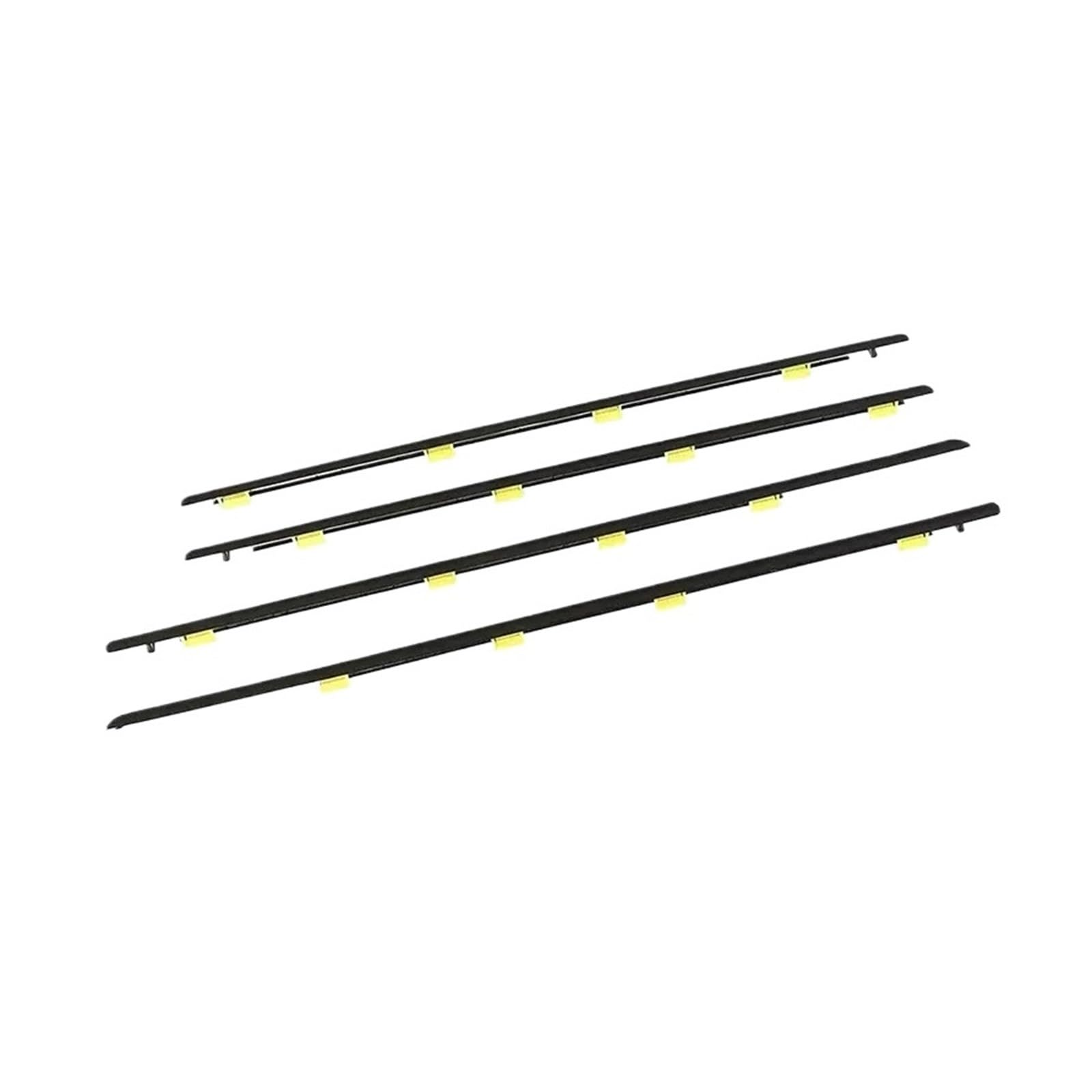 4 STÜCKE Auto Fenster Glas Fenster Dichtung Form Trim Kompatibel for Honda Civic 2001-2019(2001-2005) von XFSBHMKH