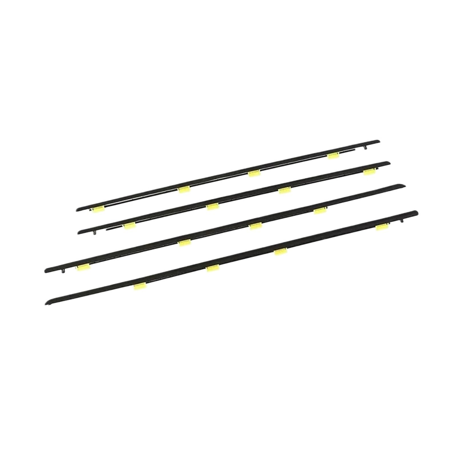 4 STÜCKE Auto Fenster Glas Fenster Dichtung Form Trim Kompatibel for Honda Civic 2001-2019(For 2001-2005) von XFSBHMKH