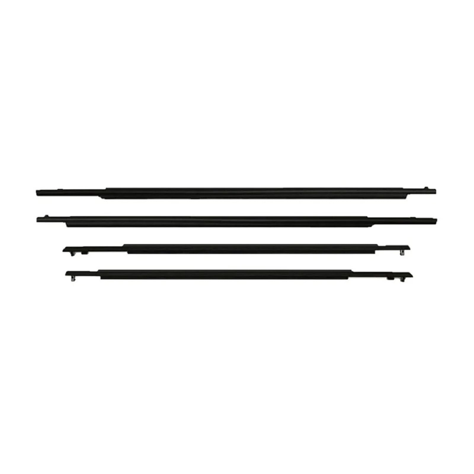4 STÜCKE Schwarz Auto Fenster Moulding Weathers Dichtung Gürtel Kompatibel for Toyota Prius 2004-2015(2010-2015) von XFSBHMKH