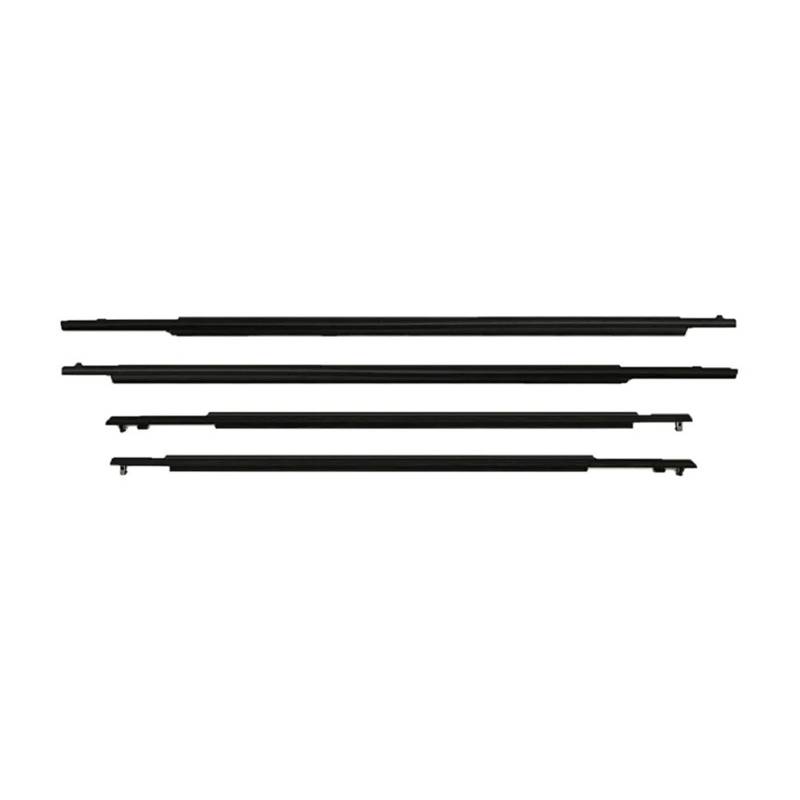 4 STÜCKE Schwarz Auto Fenster Moulding Weathers Dichtung Gürtel Kompatibel for Toyota Prius 2004-2015(2010-2015) von XFSBHMKH