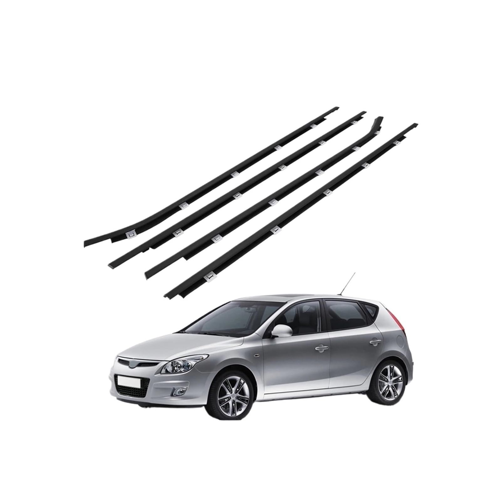4 STÜCKE Weatherstrip Fensterleistenverkleidung Dichtungsband Kompatibel for Hyundai I30 FD Hatch 2007-2012 Auto Wetterstreifen Dichtungsstreifen Fensterheber 4 STÜCKE Weatherstrip Fensterleistenverkleidung Dichtungsband Kompatibel for Hyundai I30 FD Hatch 2007-2012 Auto Wetterstreifen Dichtungsstreifen Fensterheber von XFSBHMKH