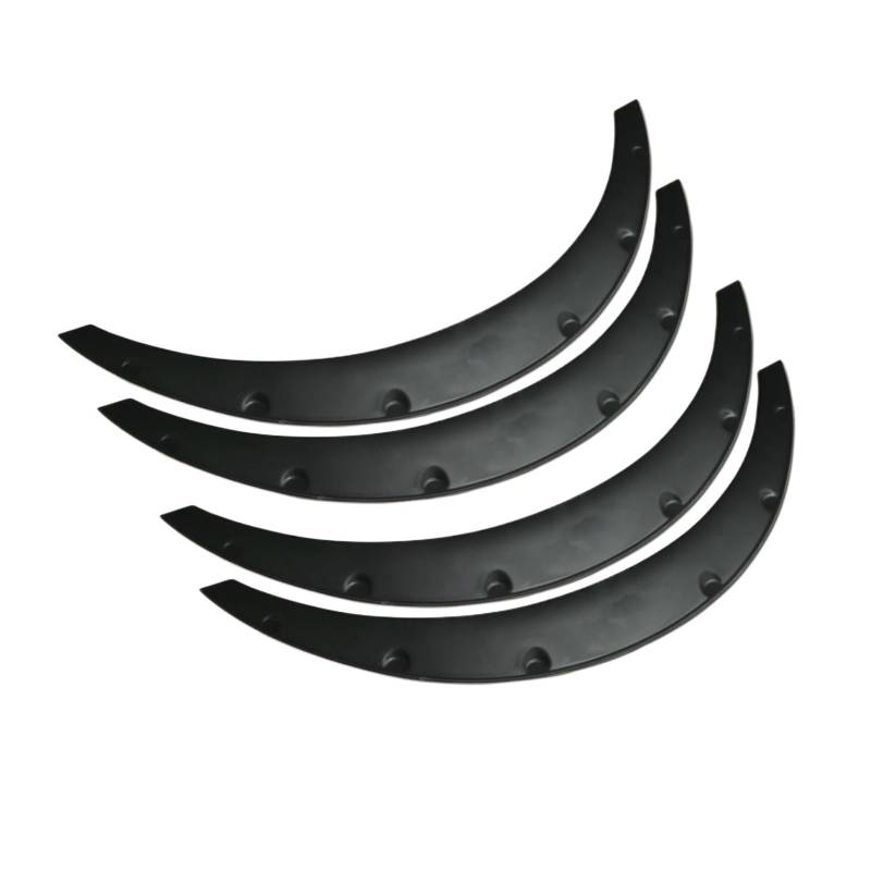 4 Stück Universal Auto Rad Lippe Schutzhülle Verkleidung Kotflügel Body Kit kompatibel for Limousine SUV Geländewagen Kotflügelverbreiterungen Teil 80/89 cm von XFSBHMKH