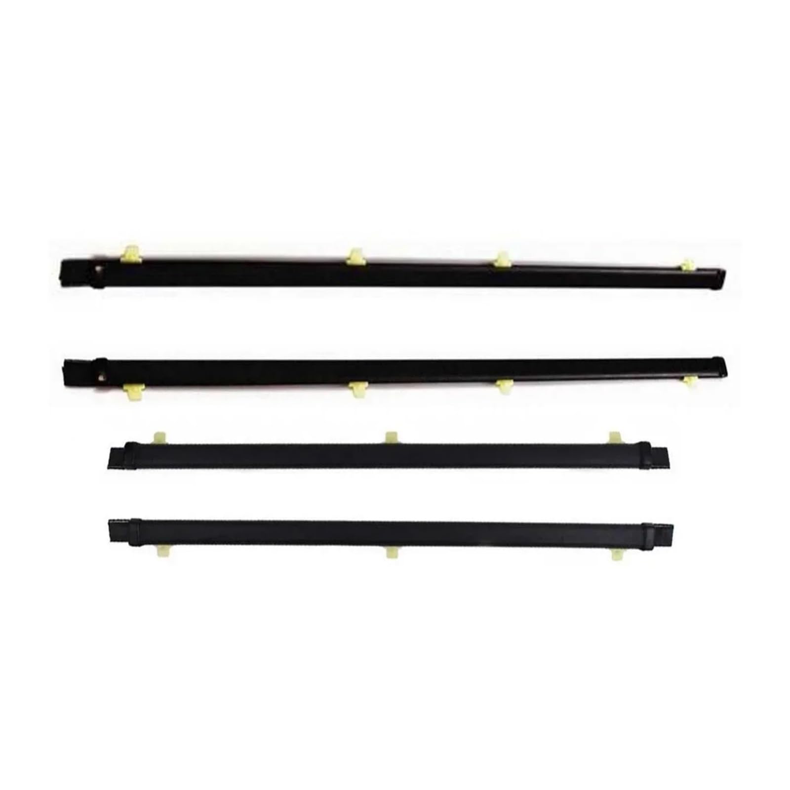 4 Stück schwarze Außenfenstergummis kompatibel mit Toyota Hilux 1984-1995 Wetterstreifen for LN85 LN90 Pickup Glasaußenlaminat 68160-89114 von XFSBHMKH