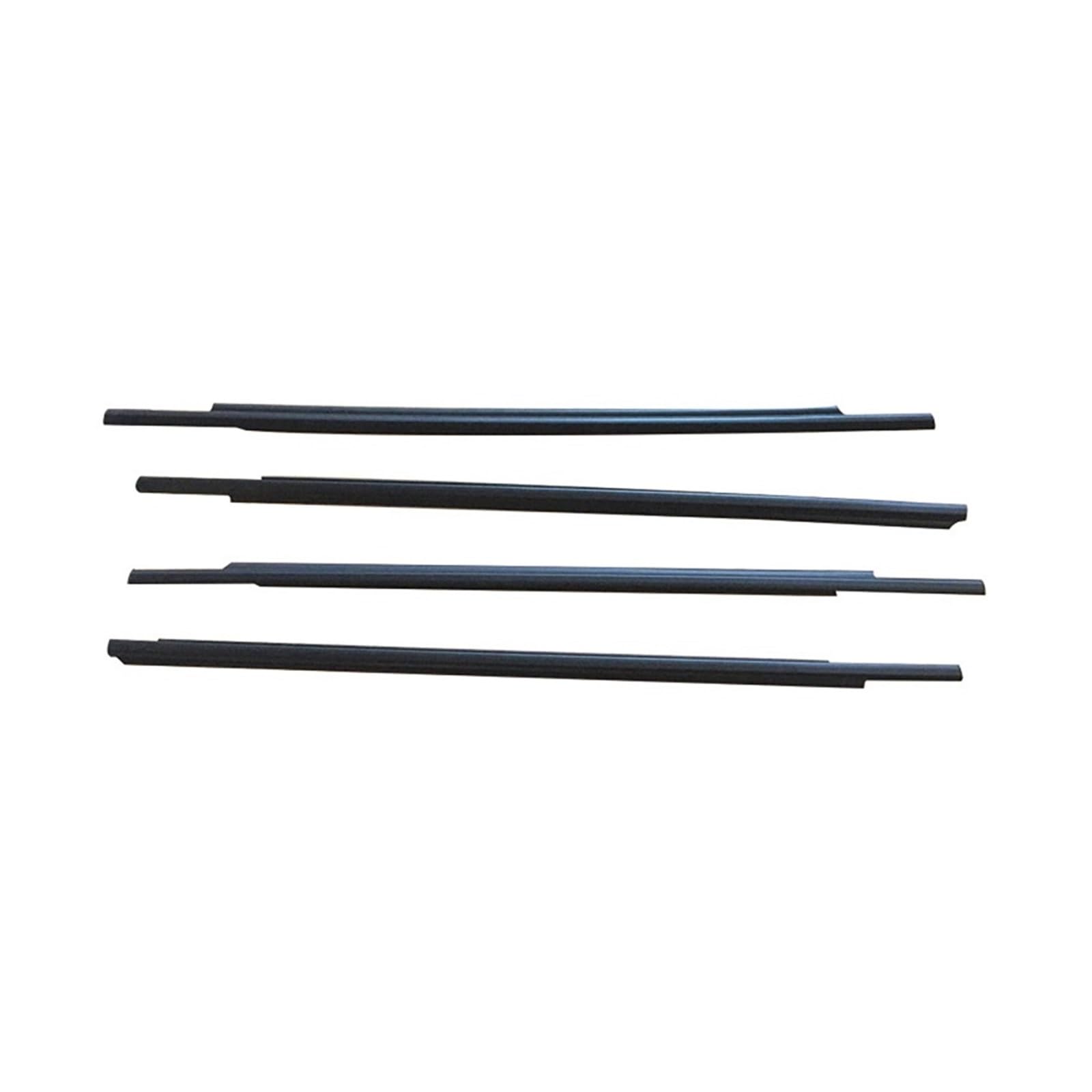 4 stücke Auto Fenster Glas Versiegelt Streifen Seite Fenster Wheatherstrip Kompatibel for Mitsubishi Outlander 2007-2012/2013-2018(07-12) von XFSBHMKH