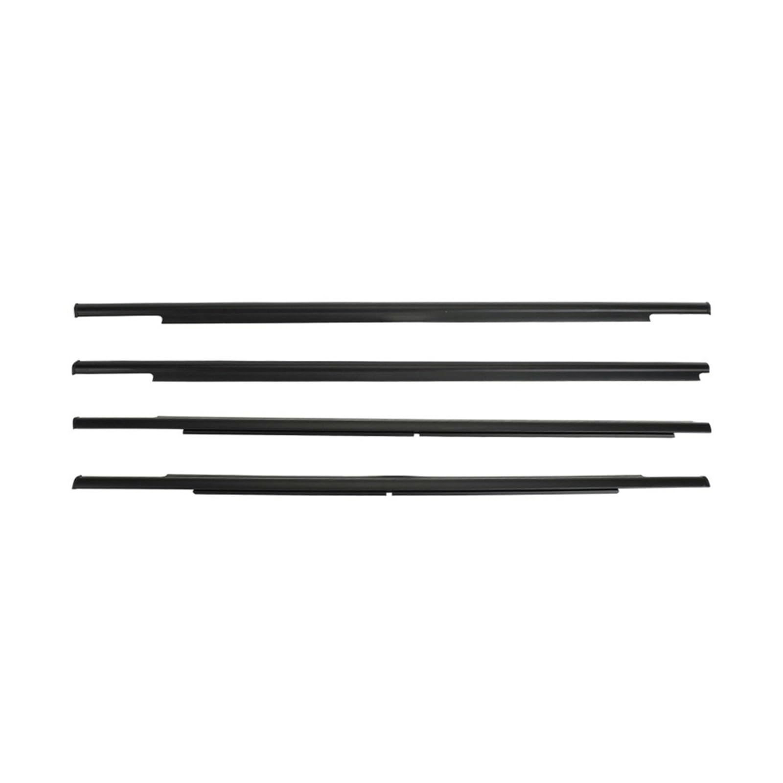 4 stücke Auto Fenster Glas Versiegelt Streifen Seite Fenster Wheatherstrip Kompatibel for Mitsubishi Outlander 2007-2012/2013-2018(13-18) von XFSBHMKH