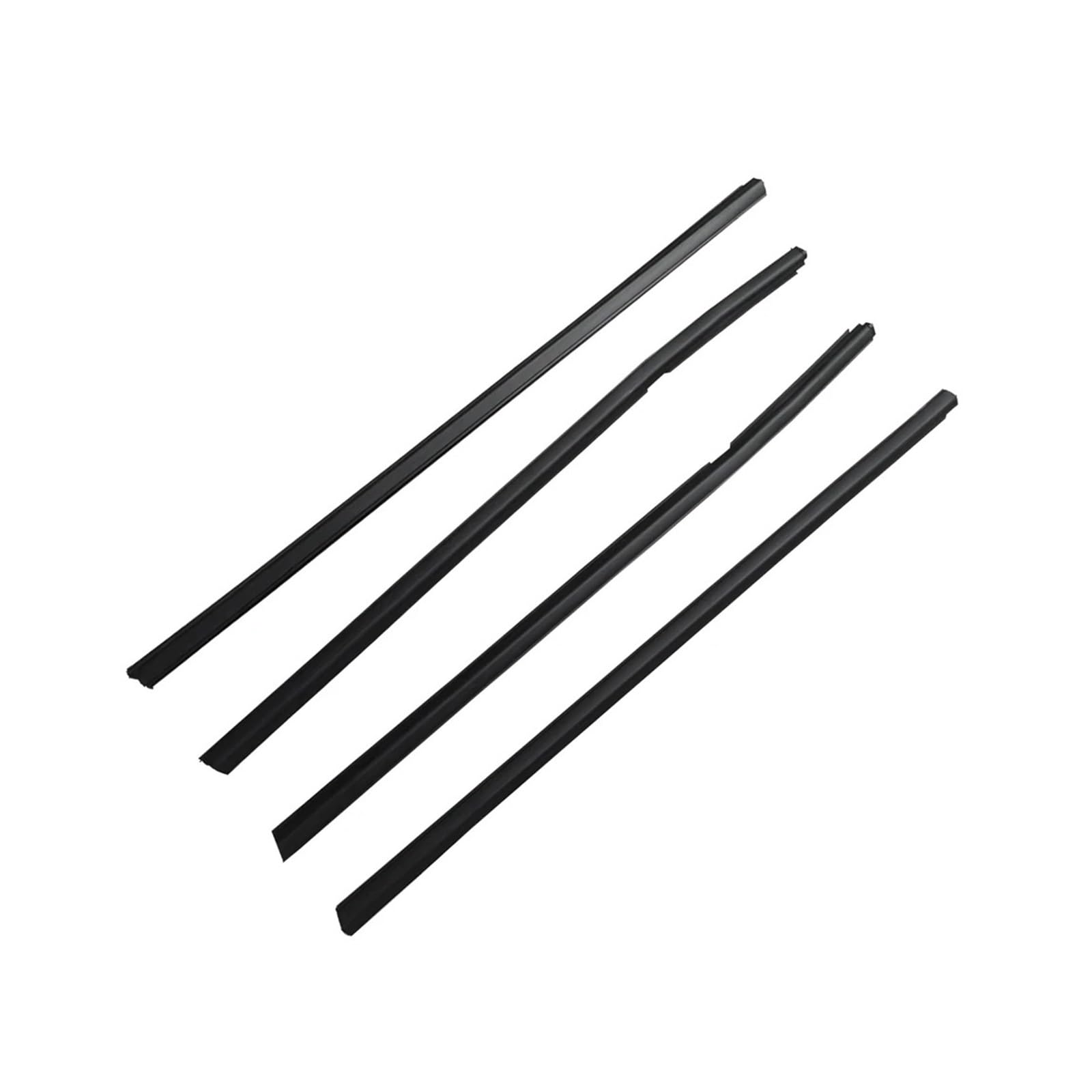 4-teiliges Dichtungsband for Außentürfensterglas, kompatibel mit Honda City 2009–2014, Türfenster-Formteil, Abdichtung vorn und hinten, schwarz 4-teiliges Dichtungsband for Außentürfensterglas, kompatibel mit Honda City 2009–2014, Türfenster-Formteil, Abdichtung vorn und hinten, schwarz von XFSBHMKH