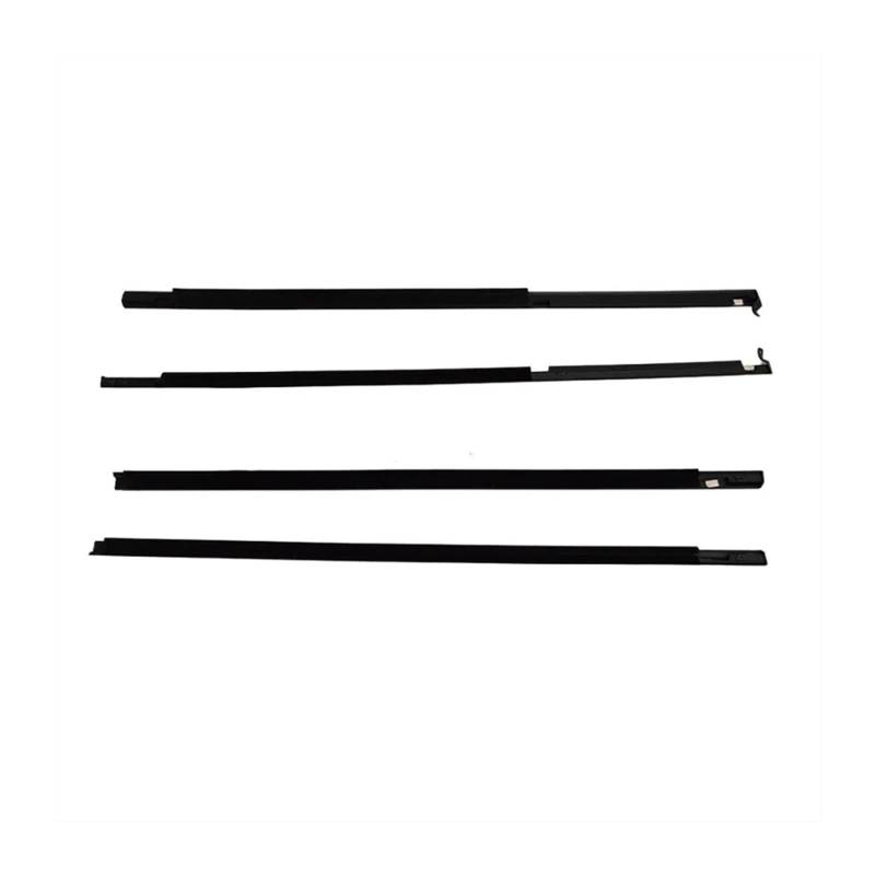 4-teiliges Dichtungsband for Fensterglas, Seitentür, äußere Form, Dichtungsband, kompatibel mit Mitsubishi Pajero Montero V73 V93 V97 2000-2016 von XFSBHMKH