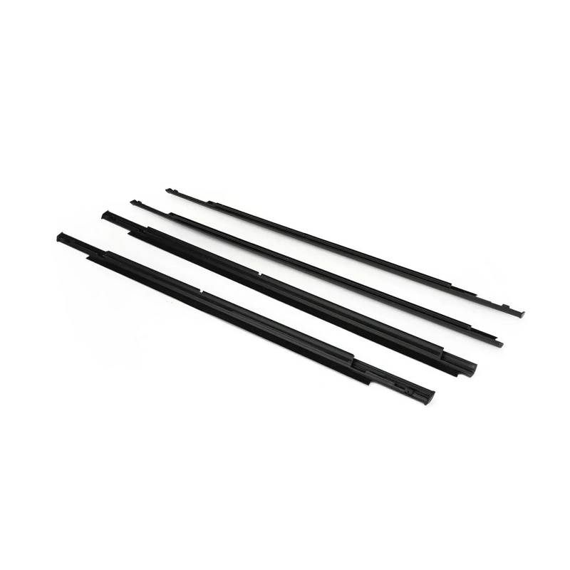 4-teiliges Gummi-Dichtungsprofil for Außenfenster, kompatibel mit Mitsubishi Outlander 2007–2012, Seitentür-Zierleiste, Auto-Abdichtungszubehör von XFSBHMKH