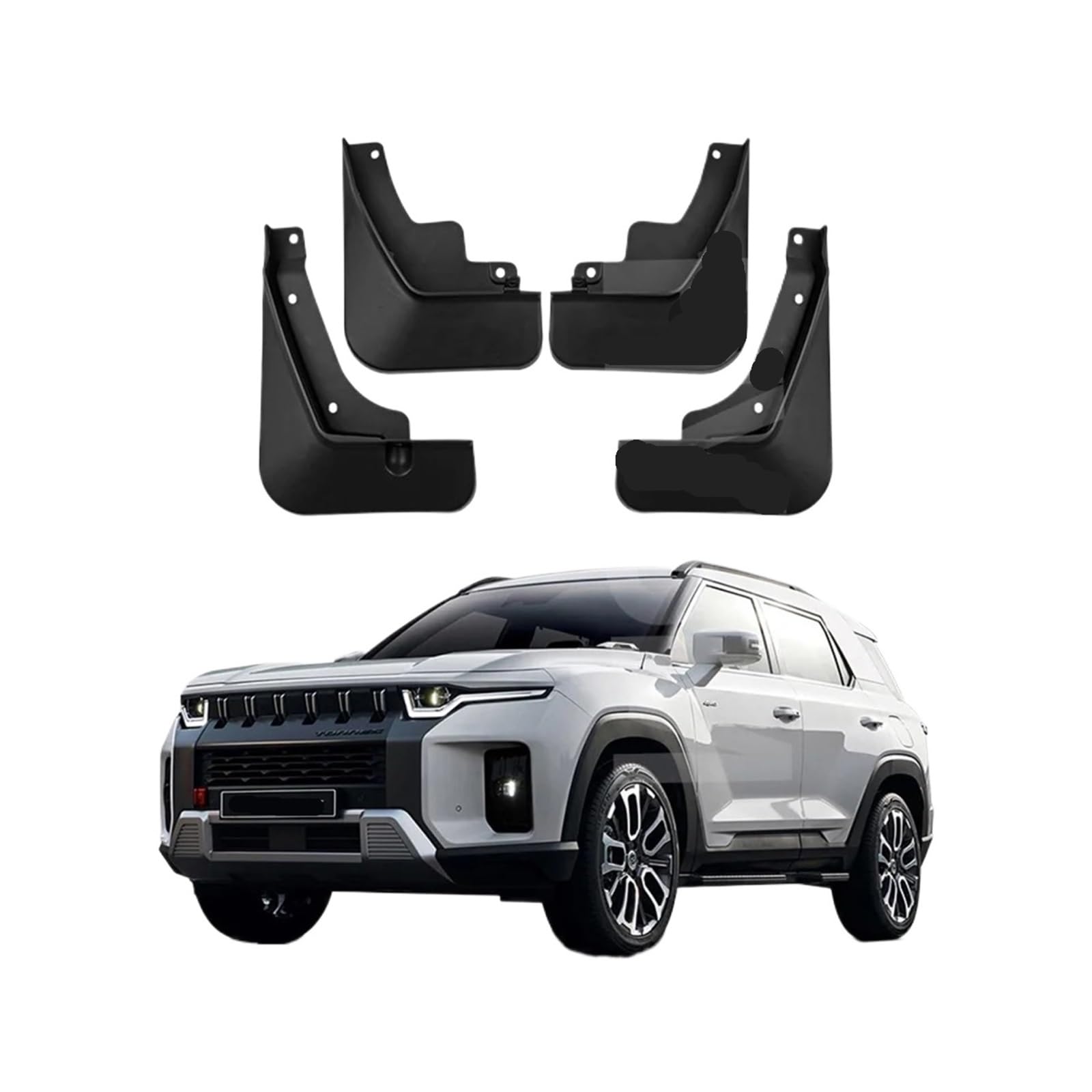 Auto Schmutzfänger Kotflügel Kotflügel Kompatibel for Ssangyong Torres 2022 Kotflügel Kotflügel Klappe Spritzklappen Kotflügel Zubehör von XFSBHMKH