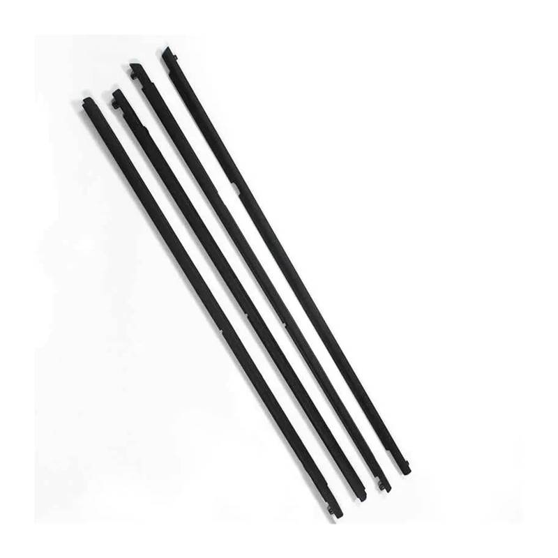 Auto-Seitenfenster-Dichtungsstreifen, schwarze Gummi-Glasdichtungsleiste, Formteil, kompatibel mit Mazda3 BK Seires Sedan 2004-2009 von XFSBHMKH