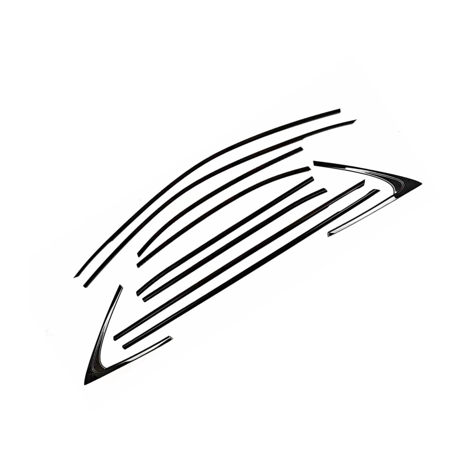 Autofensterverkleidung Weatherstrip Dichtungsleiste Formabdeckung Kompatibel for LEXUS IS300 IS350 IS250 IS200T 2014-2020 von XFSBHMKH