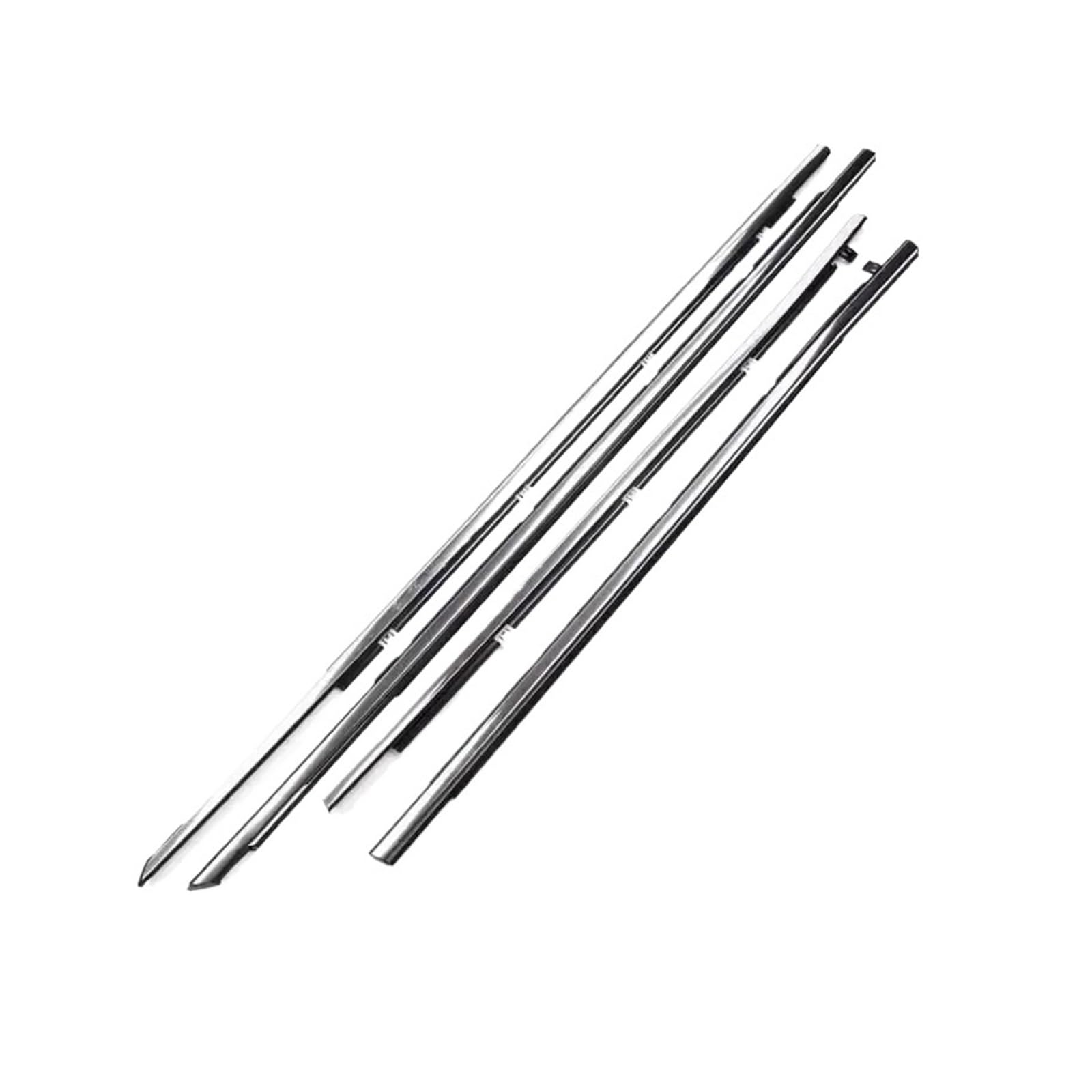 Chrom-Dichtungsstreifen for Seitenglastüren, kompatibel mit Honda CR-V CRV CR V MK4 2012–2016, regendichtes Autofenster-Dichtungsband, Zubehör(Plating 4pcs) von XFSBHMKH