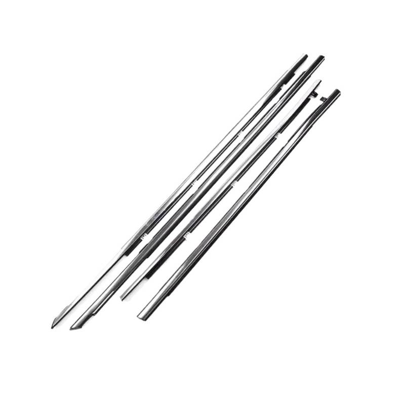 Chrom-Dichtungsstreifen for Seitenglastüren, kompatibel mit Honda CR-V CRV CR V MK4 2012–2016, regendichtes Autofenster-Dichtungsband, Zubehör(Plating 4pcs) von XFSBHMKH