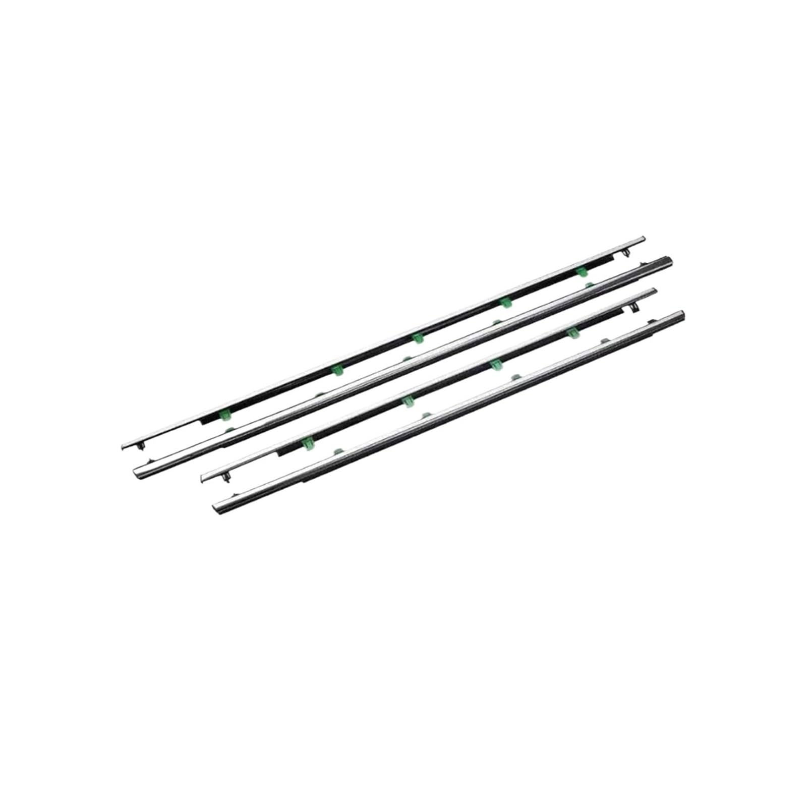 Dichtungsstreifen for Autofensterglas, kompatibel mit Honda CR V 3 2007–2011, CR-V MK3, Tür-Regenschutz, Wetterschutz, Gürtelzubehör 2010–2009(Plating 4pcs) von XFSBHMKH