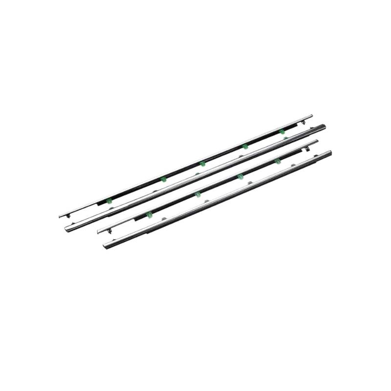 Dichtungsstreifen for Autofensterglas, kompatibel mit Honda CR V 3 2007–2011, CR-V MK3, Tür-Regenschutz, Wetterschutz, Gürtelzubehör 2010–2009(Plating 4pcs) von XFSBHMKH