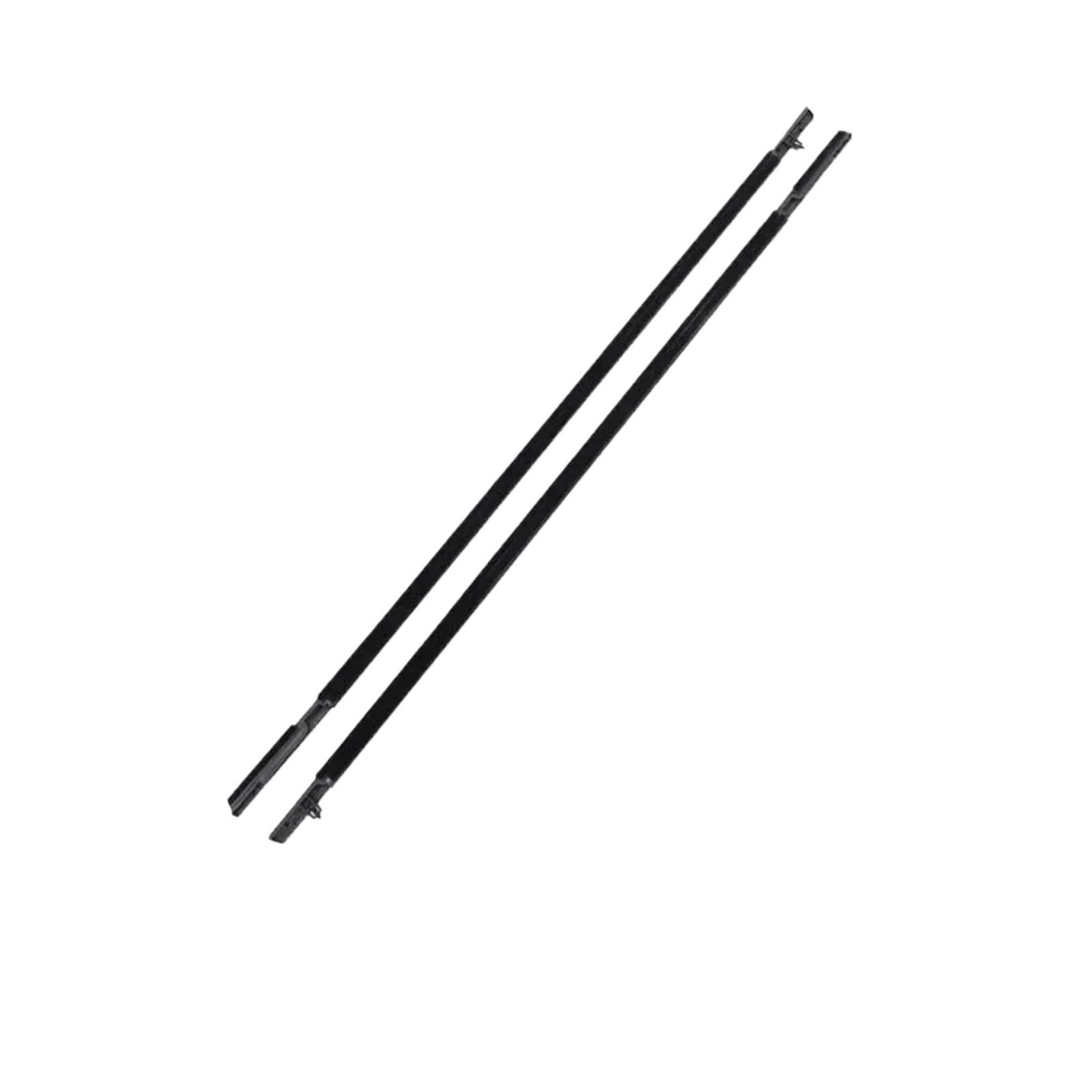 Dichtungsstreifen for Autofensterglas, kompatibel mit Toyota Corolla E170 E180 2014–2019 Levin Sedan, Chrom-Dichtungsstreifen, Schichtungsform, Zubehör(Black Rear 2pcs) von XFSBHMKH