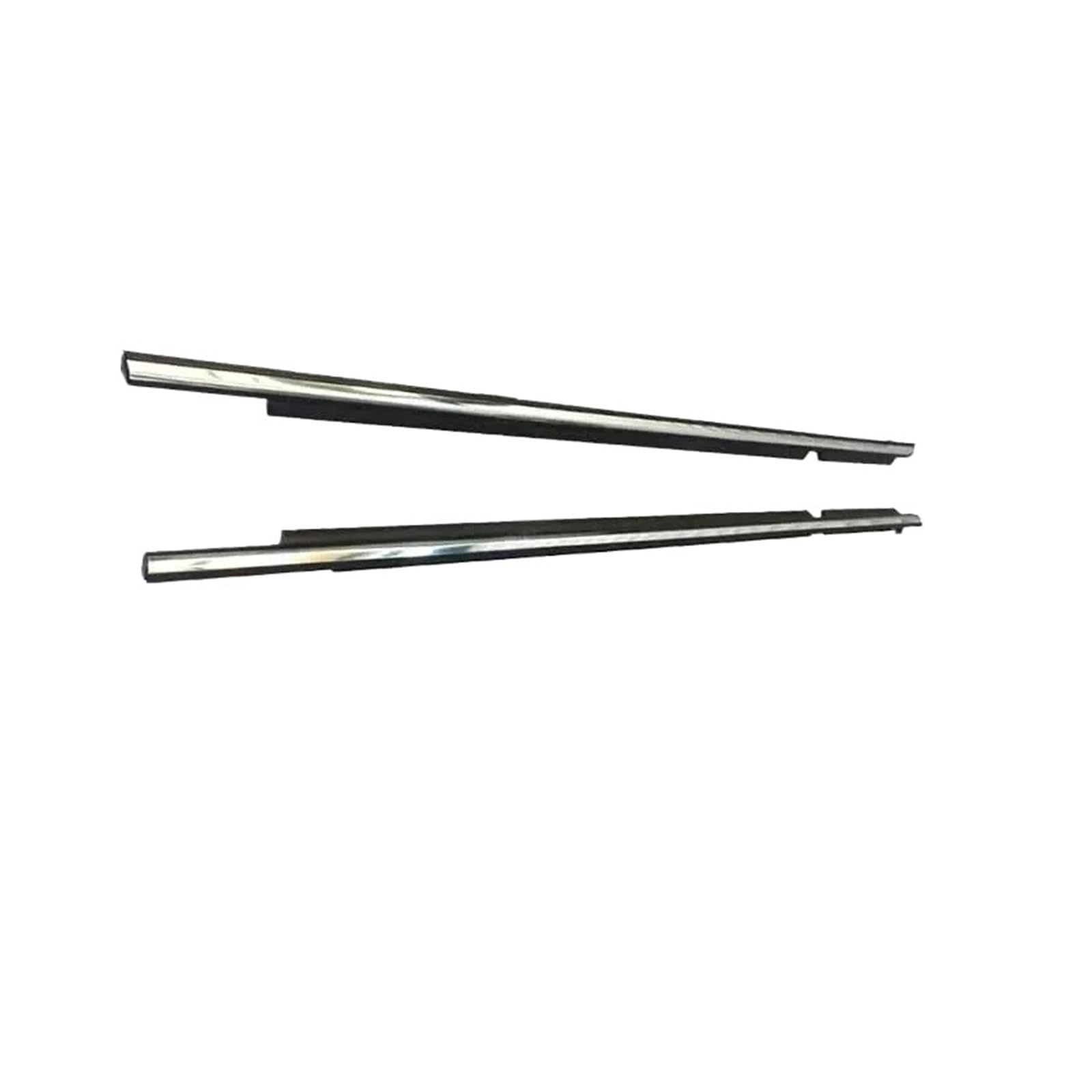 Dichtungsstreifen for Autofensterglas, kompatibel mit Toyota Land Cruiser Prado J120 2003~2009, Lexus GX470 FJ120 120, Chrom-Dichtungsstreifen-Zubehör(Plating Front 2pcs) von XFSBHMKH