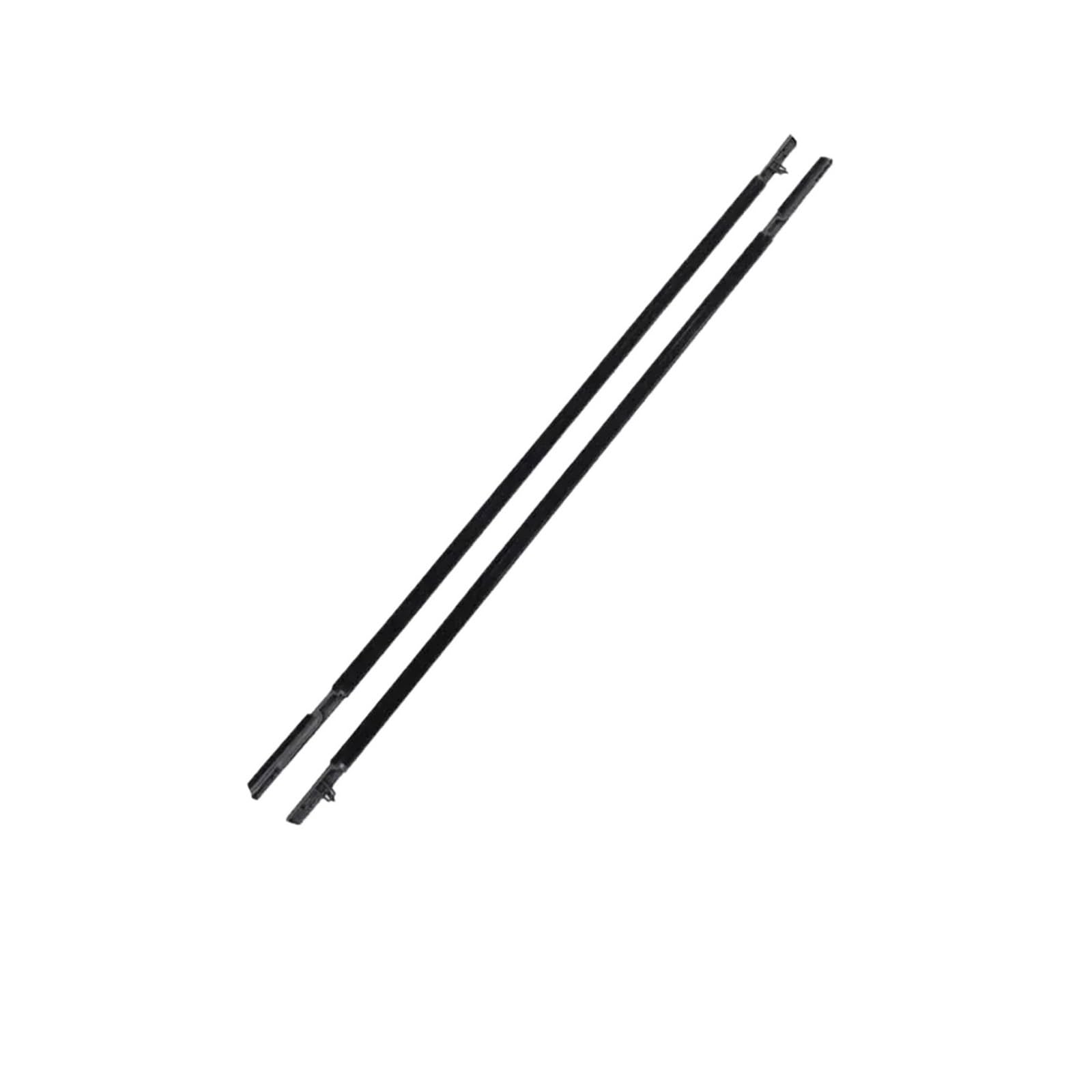 Dichtungsstreifen for Autotürglas, kompatibel mit Toyota RAV4 XA30 2006–2012, US-Version, wasserdichte Fenster-Dichtungsstreifen, Dichtungsbänder, Zubehör(Black Rear 2pcs) von XFSBHMKH
