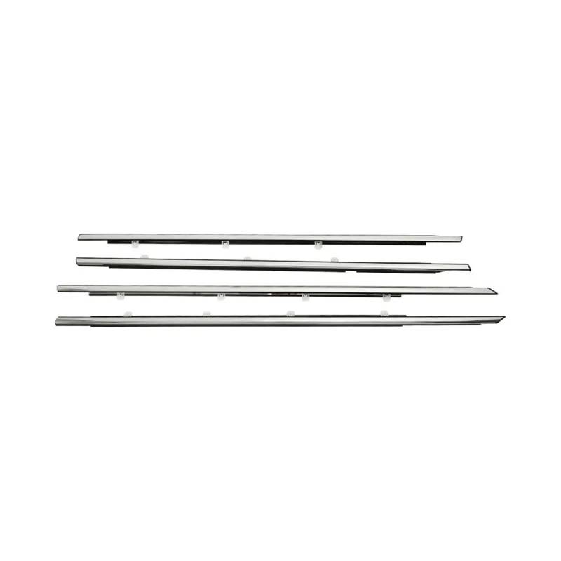 Dichtungsstreifen for Seitenfenster, Chrom, Glasdichtungsstreifen, Wetterstreifen, kompatibel mit amerikanischem US-Honda Accord 2008–2012 von XFSBHMKH