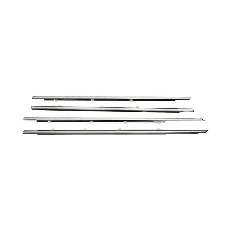 Dichtungsstreifen for Seitenfenster, Chrom, Glasdichtungsstreifen, Wetterstreifen, kompatibel mit amerikanischem US-Honda Accord 2008–2012 von XFSBHMKH
