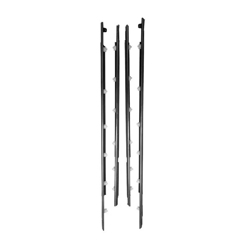 Fensterdichtungen kompatibel mit Toyota Land Cruiser LC80 FZJ80 LX450 1990-1998, Seitentür-Außenformteil, Dichtungsband 75710-60021 von XFSBHMKH