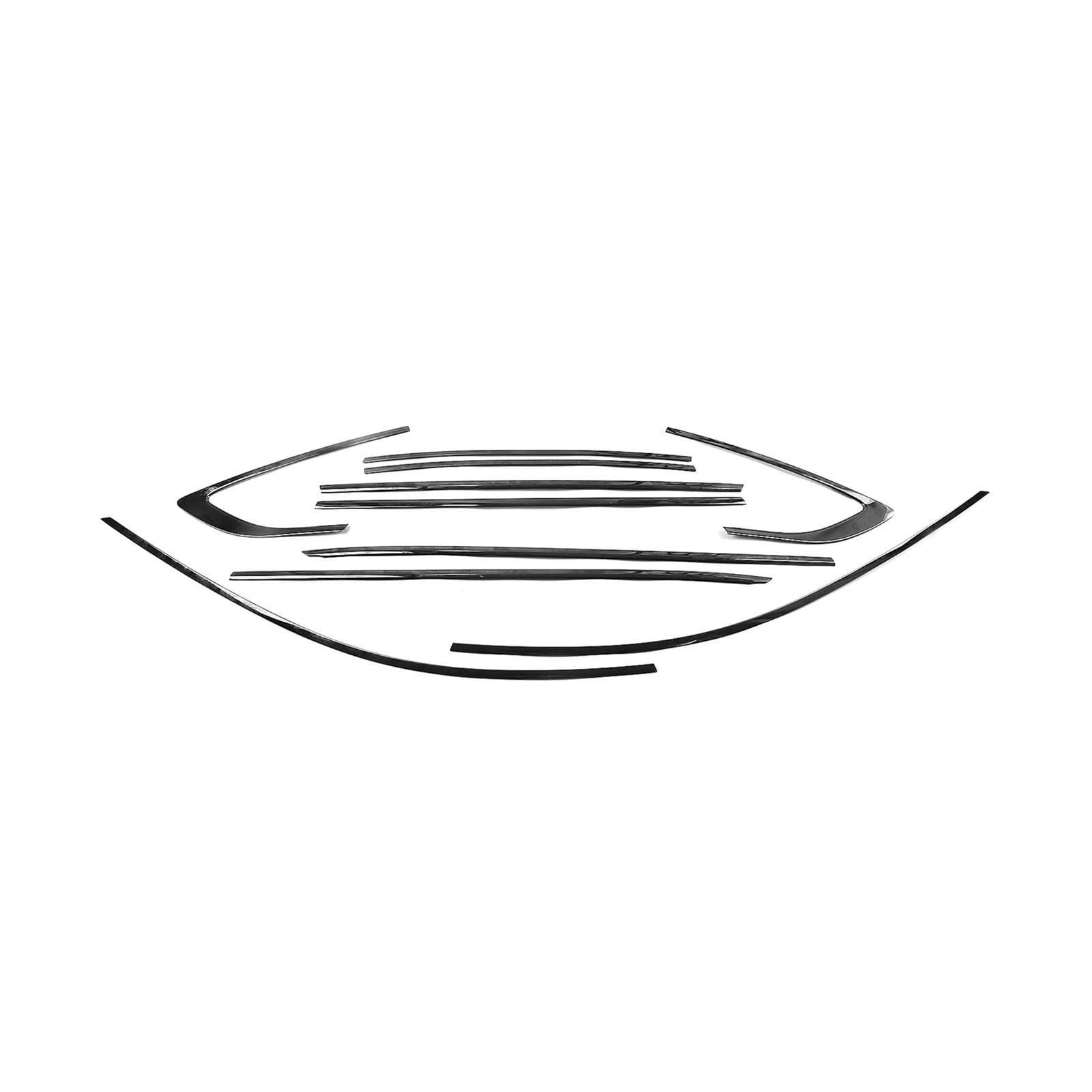 Kompatibel for Audi A5 S5 2018–2024, 4-türige Außenfenster-Zierleiste, Titanschwarz, wasserdichte Türdichtung, Schattenform, dekorative Zierleiste Kompatibel for Audi A5 S5 2018–2024, 4-türige Außenfenster-Zierleiste, Titanschwarz, wasserdichte Türdichtung, Schattenform, dekorative Zierleiste von XFSBHMKH