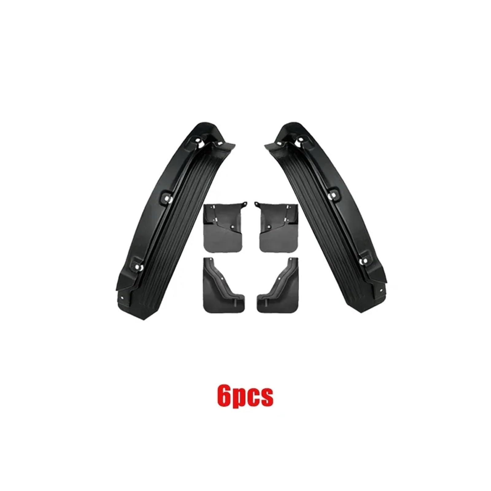 Kompatibel for BYD Fang Cheng Bao Leopard 8 2024 2025. Gefütterte Kotflügel(6pcs) von XFSBHMKH