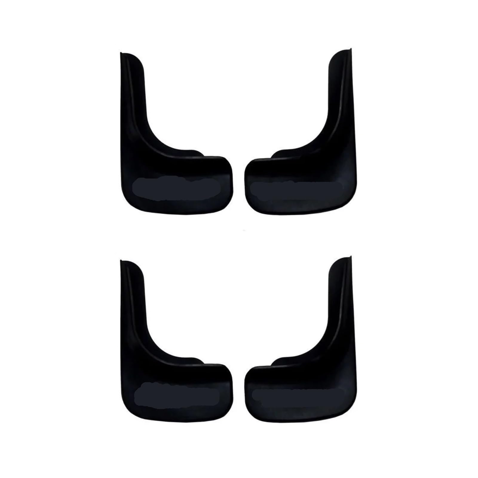 Kompatibel for Fiat Doblo D3 Auto-Kotflügel, 4 Stück, 2010–2018, flexible Kunststoff-Schmutzfänger, Kotflügel, A+-Qualität, Kfz-Zubehör, Tuning von XFSBHMKH