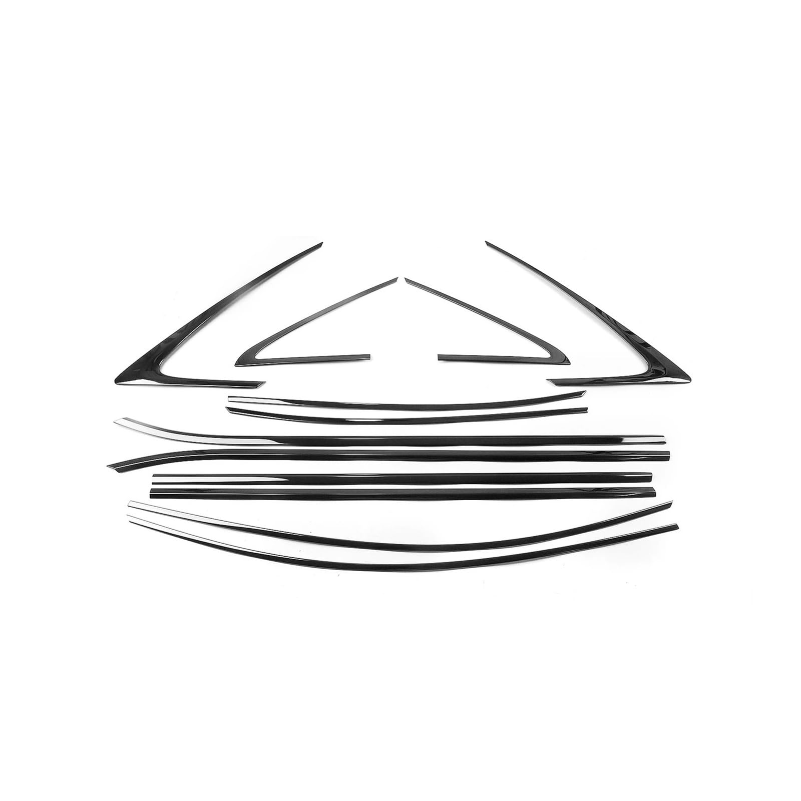 Kompatibel for Lexus NX NX200T NX300 NX300h 2015–2021 Außenfenster-Zierleiste, Titanschwarz, Tür-Wasserdichte Dichtung, dekorative Form Kompatibel for Lexus NX NX200T NX300 NX300h 2015–2021 Außenfenster-Zierleiste, Titanschwarz, Tür-Wasserdichte Dichtung, dekorative Form von XFSBHMKH