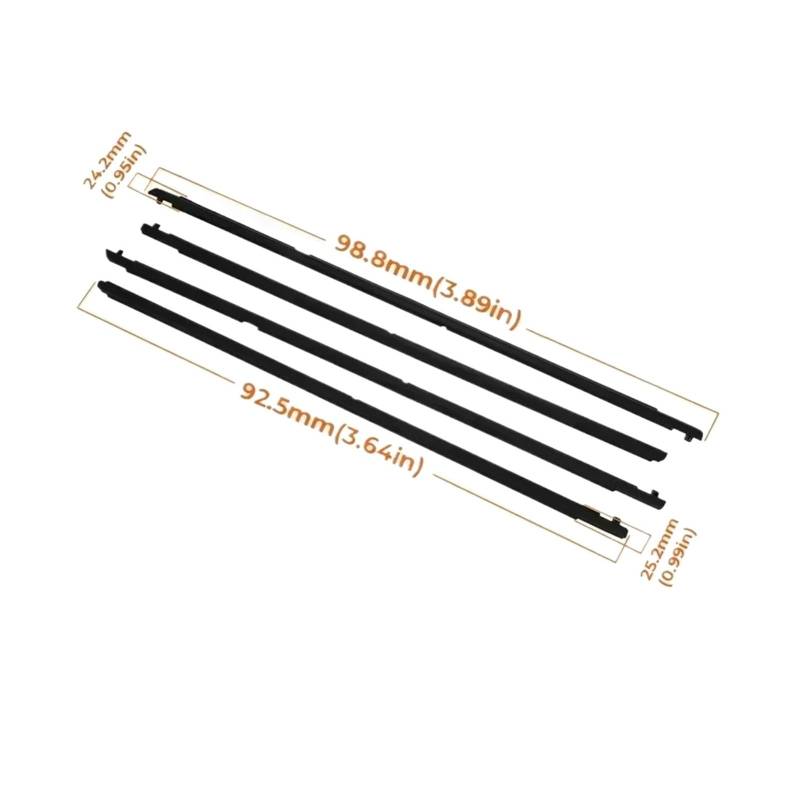 Kompatibel for Mazda 6 2004-2012 for Mazda 3 2004-2009 Autofenster-Dichtungsstreifen, Dichtungsband, Zierleiste, Gummidichtung for äußere Fensterglas(For 6) von XFSBHMKH