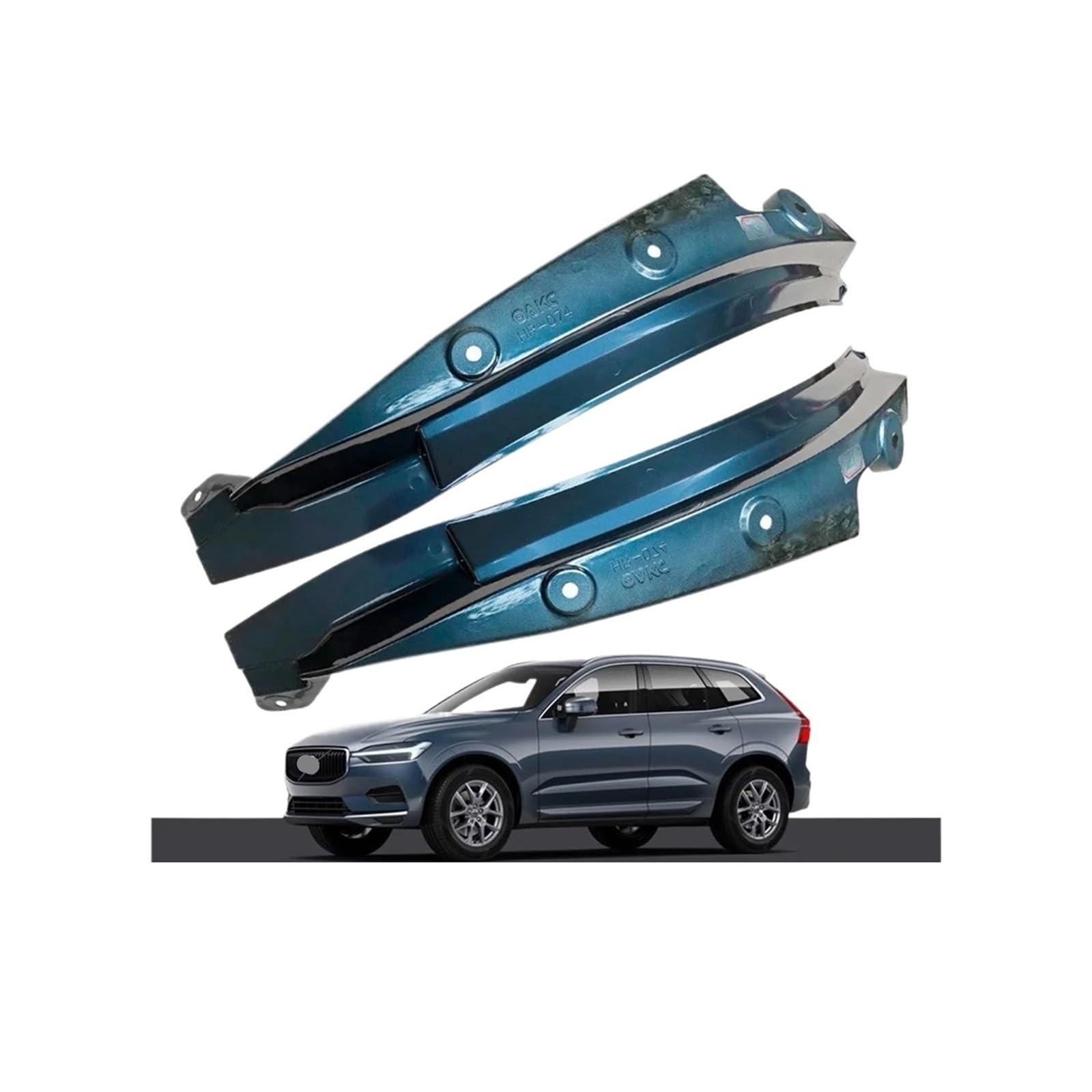 Kompatibel for Volvo XC60 Schmutzfänger Blau 2018 2019 2020 2021 2022 Spezielle Hintertür-Hinterrad-Kotflügel-Modifikation Autozubehör Kotflügel(Denim blue) von XFSBHMKH