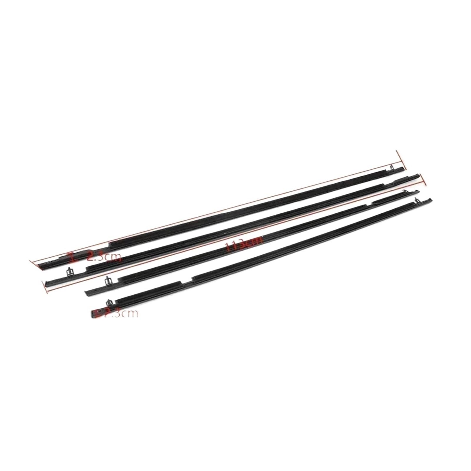 Kompatibel mit Honda Civic 2006–2015 Fenster Weatherstrip Äußere Glas Dichtung Gürtel Trim Abdichtung Gummi Streifen Fenster Wasserdichte Glas Dichtung(For 2006-2011) von XFSBHMKH