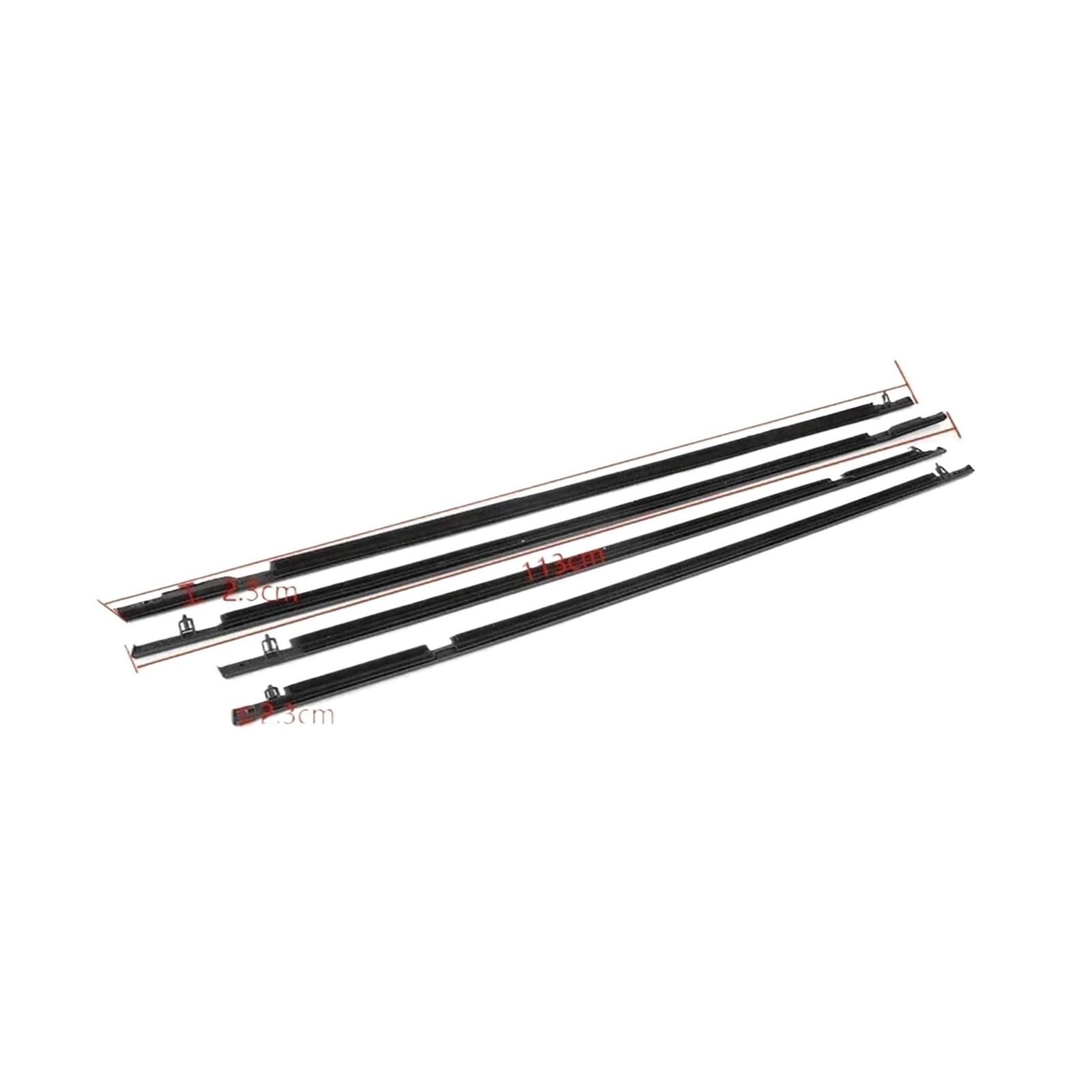 Kompatibel mit Honda Civic 2006–2019 Fenster Weatherstrip Äußere Glas Dichtung Gürtel Trim Abdichtung Gummi Streifen Fenster Wasserdichte Glas Dichtung(For 2006-2011) von XFSBHMKH