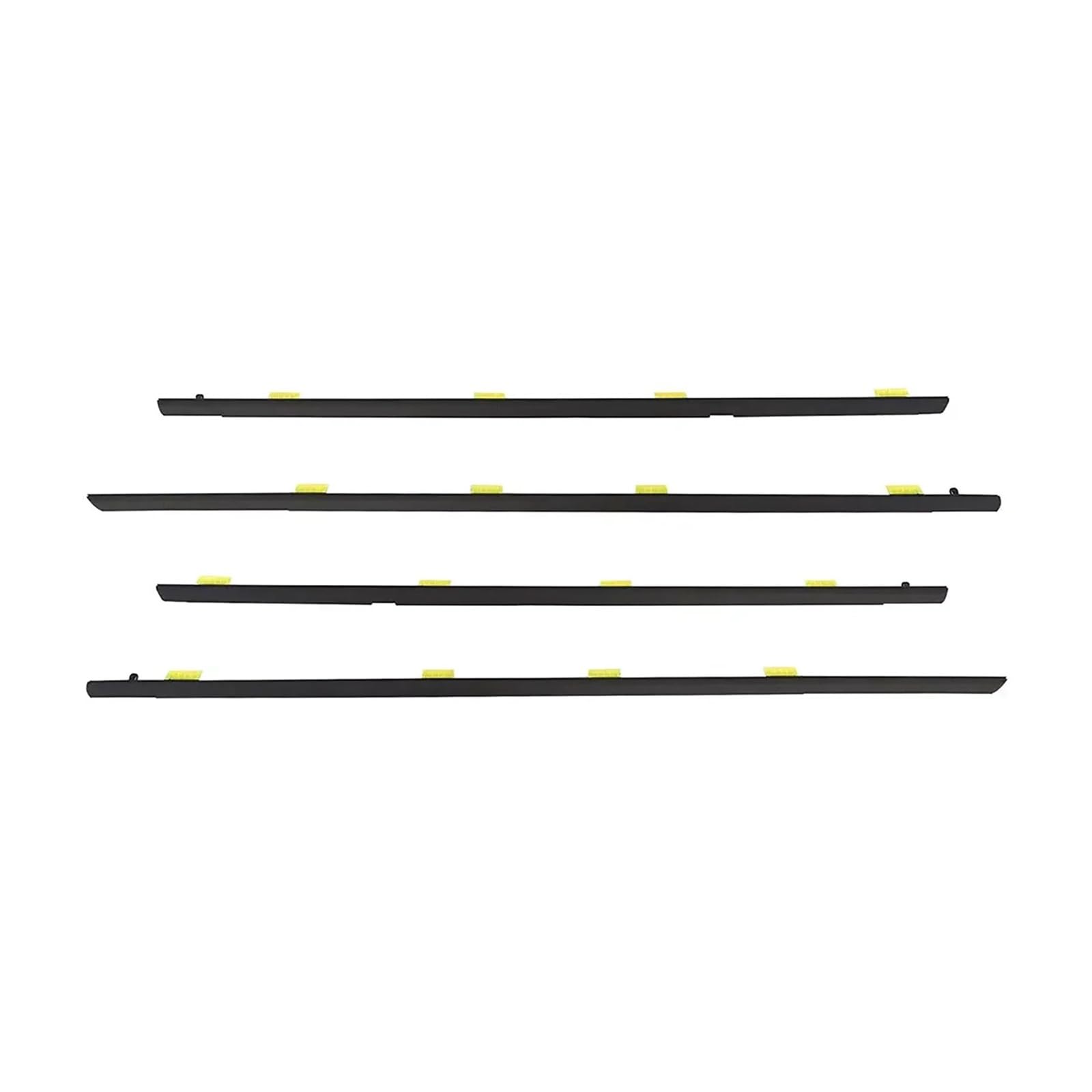 Kompatibel mit Honda Civic Sedan 2001-2019 Fenster Weatherstrip Trim Dichtungsstreifen Gummi Seitentür Außenfenster Glas Dichtung Gürtel(2001-2005) von XFSBHMKH