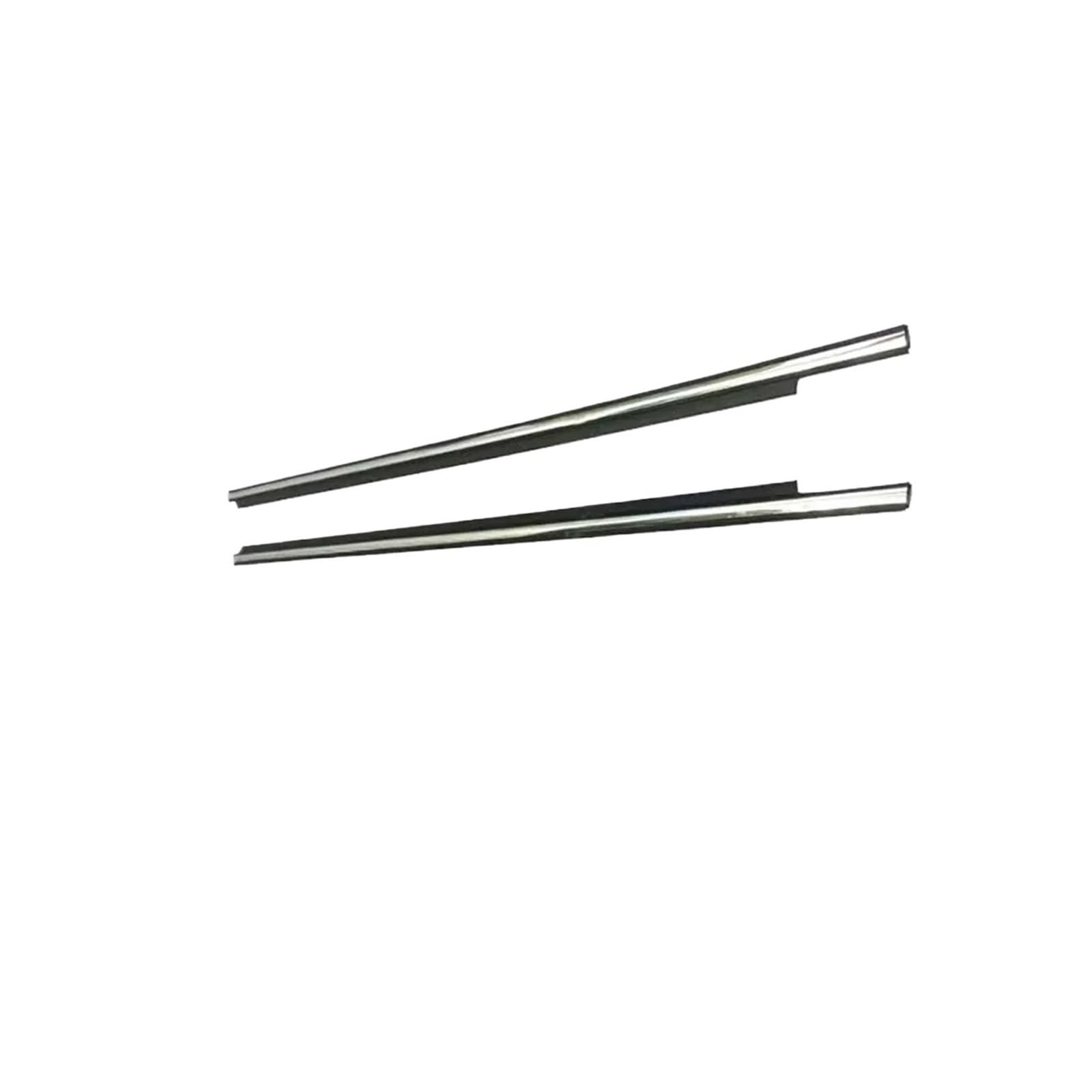 Kompatibel mit Toyota Mark X-Zubehör X130 2010~2018 2019, Dichtungsstreifen for Autotür, Fensterglas, Chrom, wasserdichter Dichtungsgürtel(Plating Rear 2pcs) von XFSBHMKH