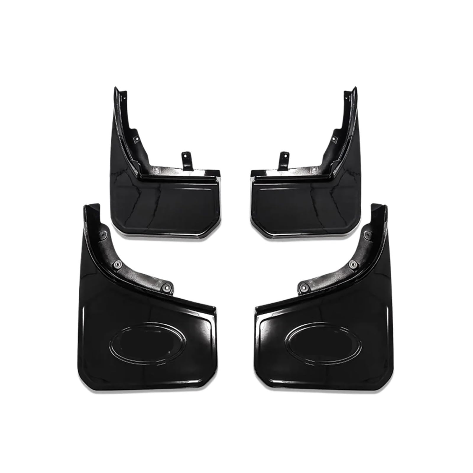 Vorne Hinten Kotflügel Spritzschutz Kotflügel Schmutzfänger Kompatibel for 2020 Defender Auto Schmutzfänger Auto Zubehör(Glossy black) von XFSBHMKH