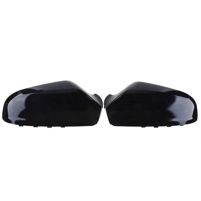 1 Paar Rückspiegelabdeckungsgehäuse, passend für Vauxhall, passend für Opel Astra H 2004–2009, Seitenspiegelkappe, Auto-Ersatzzubehör.(Glossy Black Pair) von XFYESL