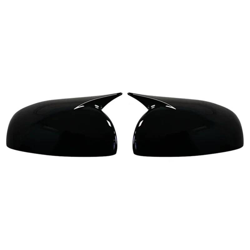 2 PCS Fit Für Skoda Fabia 2008-2014 Rückspiegel Seite Spiegel Auto Spiegel Abdeckung Zubehör(Gloss Black) von XFYESL