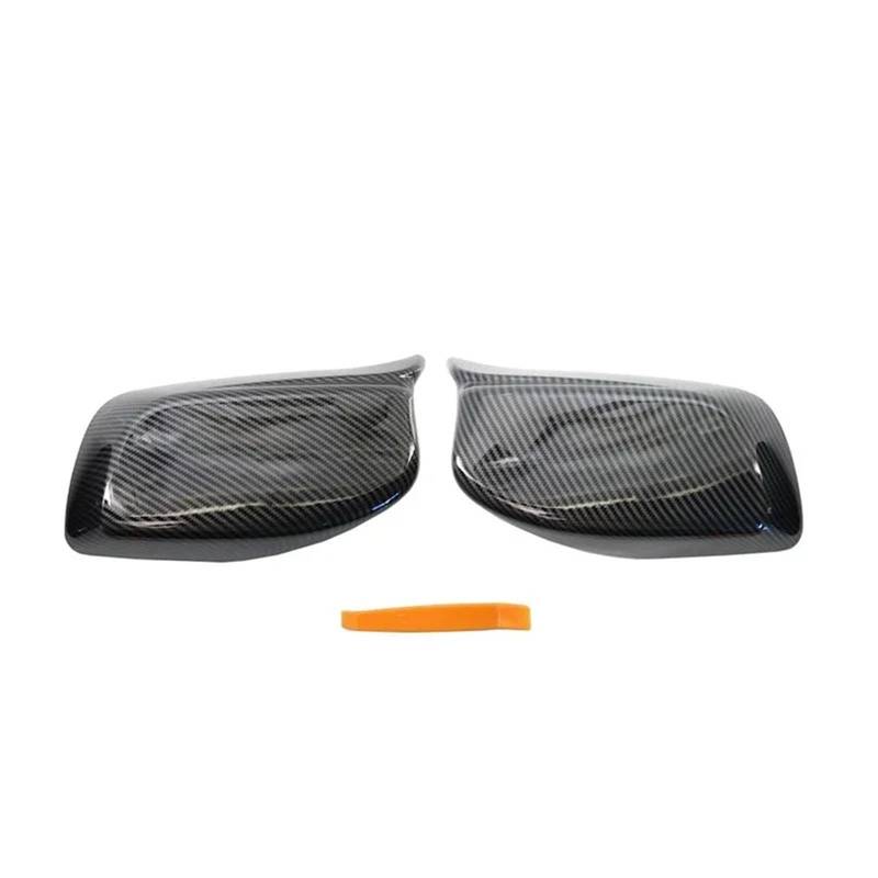 Abdeckkappen für Rückspiegel passend für BMW 5er E60 E61 E63 E64 2004–2008 520i 525i 528i 528xi 530i.(Carbon One Pair) von XFYESL