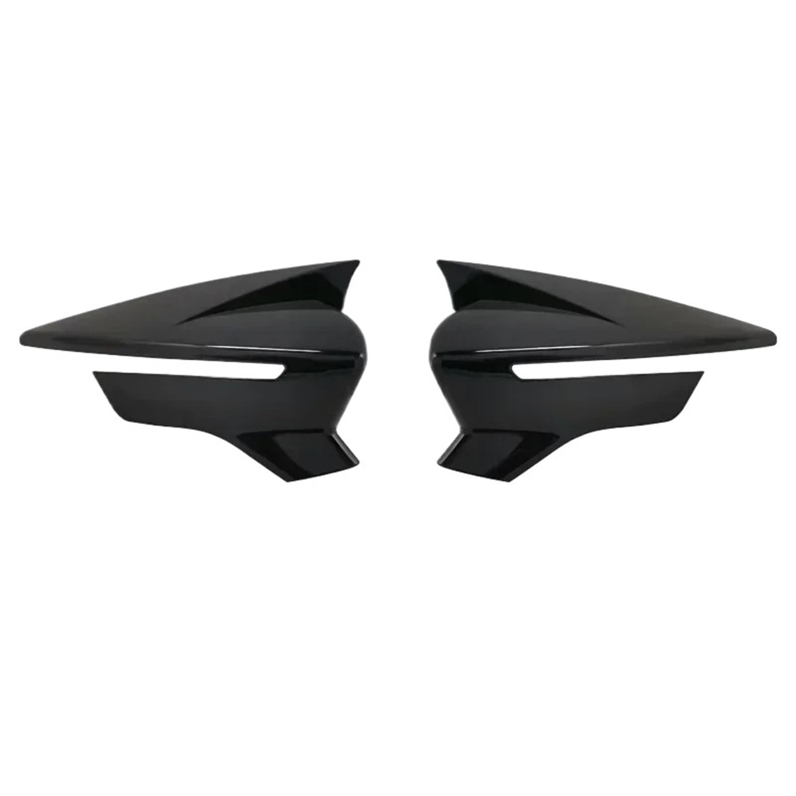 Auto-Rückspiegel-Abdeckkappen für Außenspiegel, passend für Seat Leon Lion 5F III, passend für Ibiza 6F V, passend für KJ1, passend für Arona KJ7(ABS Black) von XFYESL