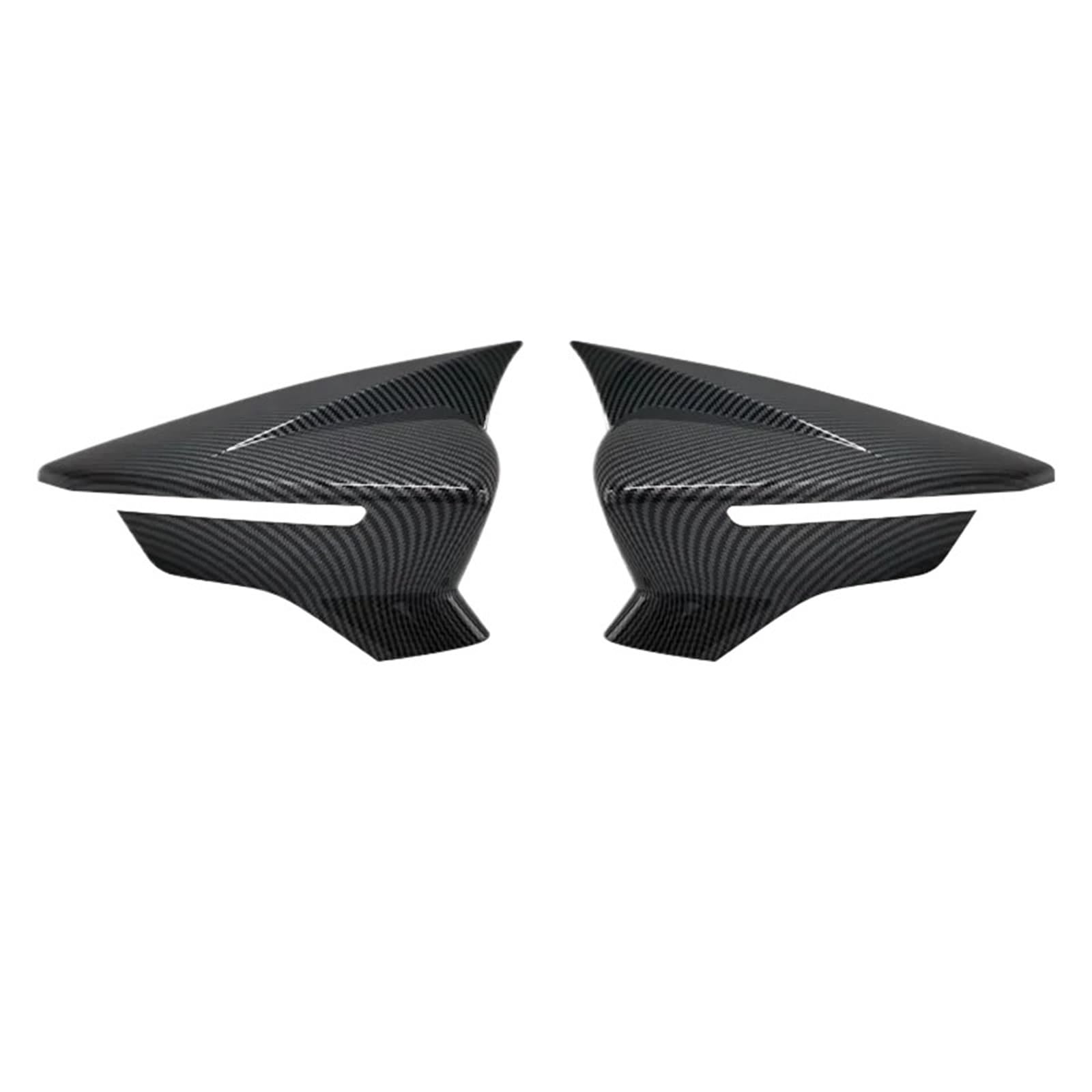 Auto-Rückspiegel-Abdeckkappen für Außenspiegel, passend für Seat Leon Lion 5F III, passend für Ibiza 6F V, passend für KJ1, passend für Arona KJ7(Carbon Fiber) von XFYESL