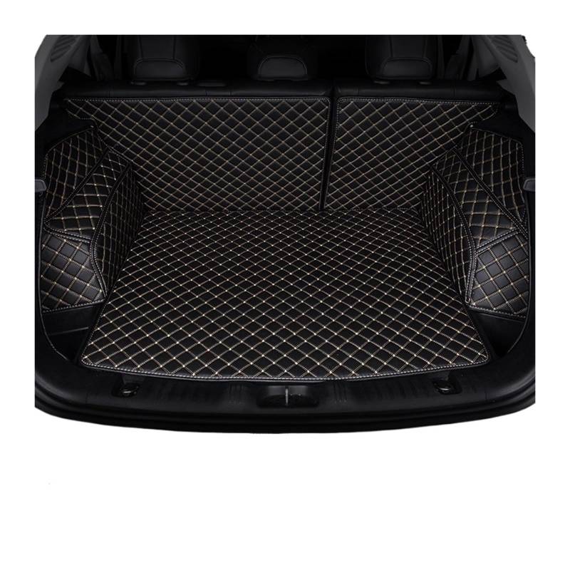 Car Trunk Liner Auto-Kofferraum-Matten Fit für Dodge Journey 2009 2010 2011 2012 2013-2018 Custom Cargo Liner Teppich Kofferraumwanne(Black,2016-2018) von XFYESL
