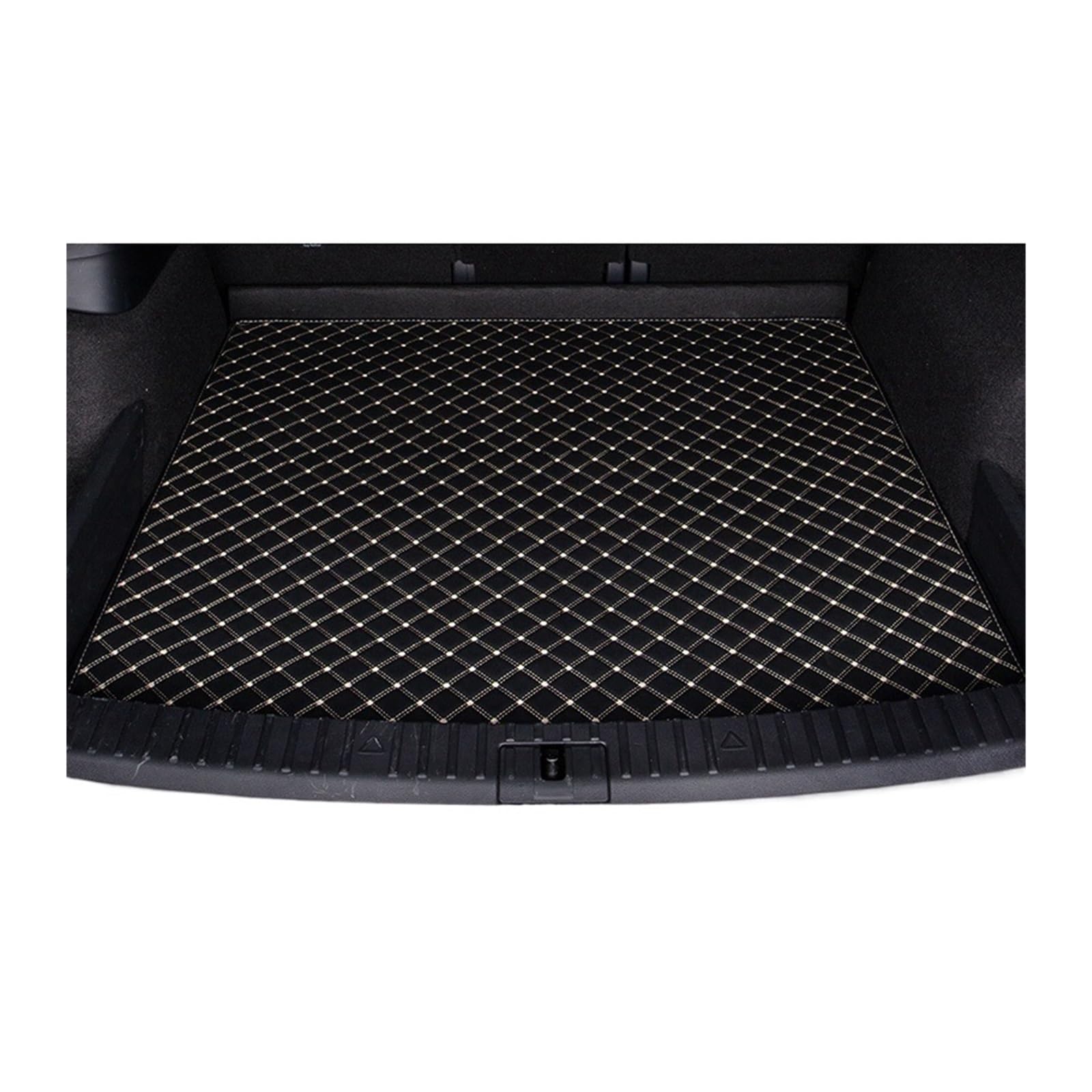 Car Trunk Liner Auto-Kofferraum-Matten Fit für Dodge Journey 2009 2010 2011 2012 2013-2018 Custom Cargo Liner Teppich Kofferraumwanne(Black Line,2016-2018) von XFYESL