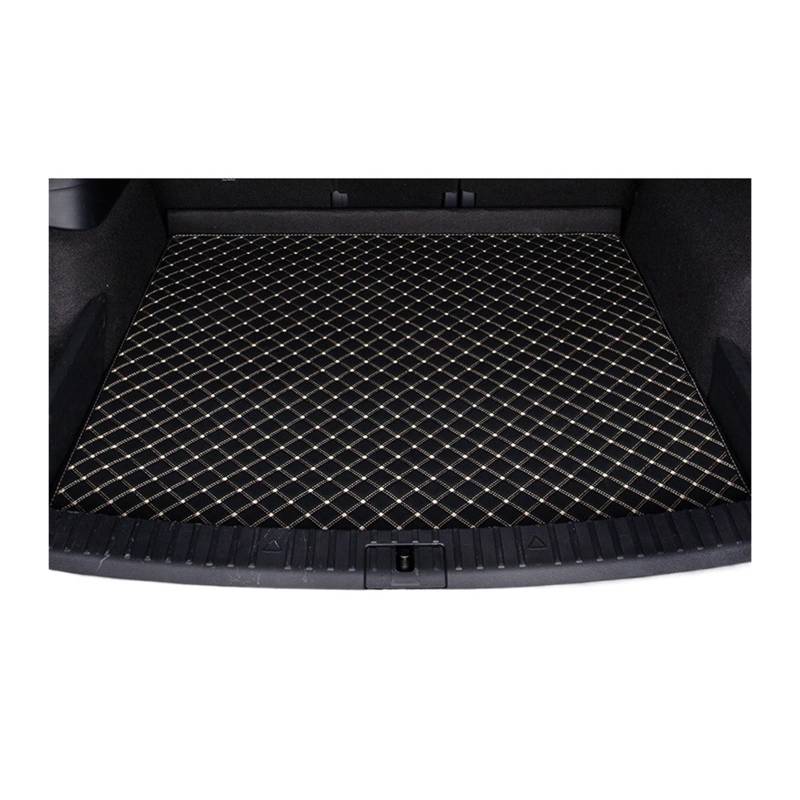 Car Trunk Liner Auto-Kofferraum-Matten Fit für Dodge Journey 2009 2010 2011 2012 2013-2018 Custom Cargo Liner Teppich Kofferraumwanne(Black Line,2016-2018) von XFYESL