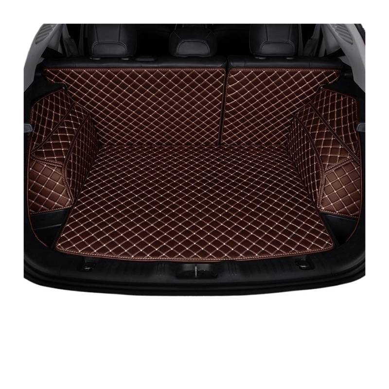 Car Trunk Liner Auto-Kofferraum-Matten Fit für Dodge Journey 2009 2010 2011 2012 2013-2018 Custom Cargo Liner Teppich Kofferraumwanne(Coffee,2009-2015) von XFYESL