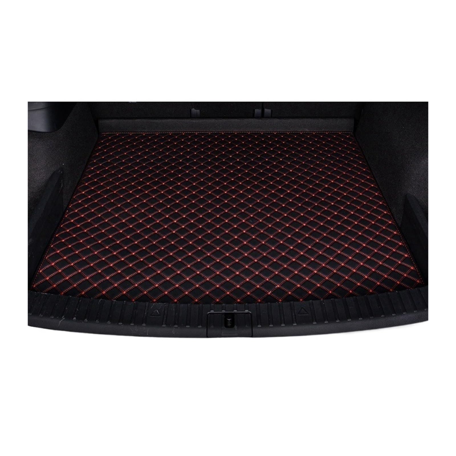 Car Trunk Liner Auto-Kofferraum-Matten Fit für Dodge Journey 2009 2010 2011 2012 2013-2018 Custom Cargo Liner Teppich Kofferraumwanne(Red Line,2016-2018) von XFYESL