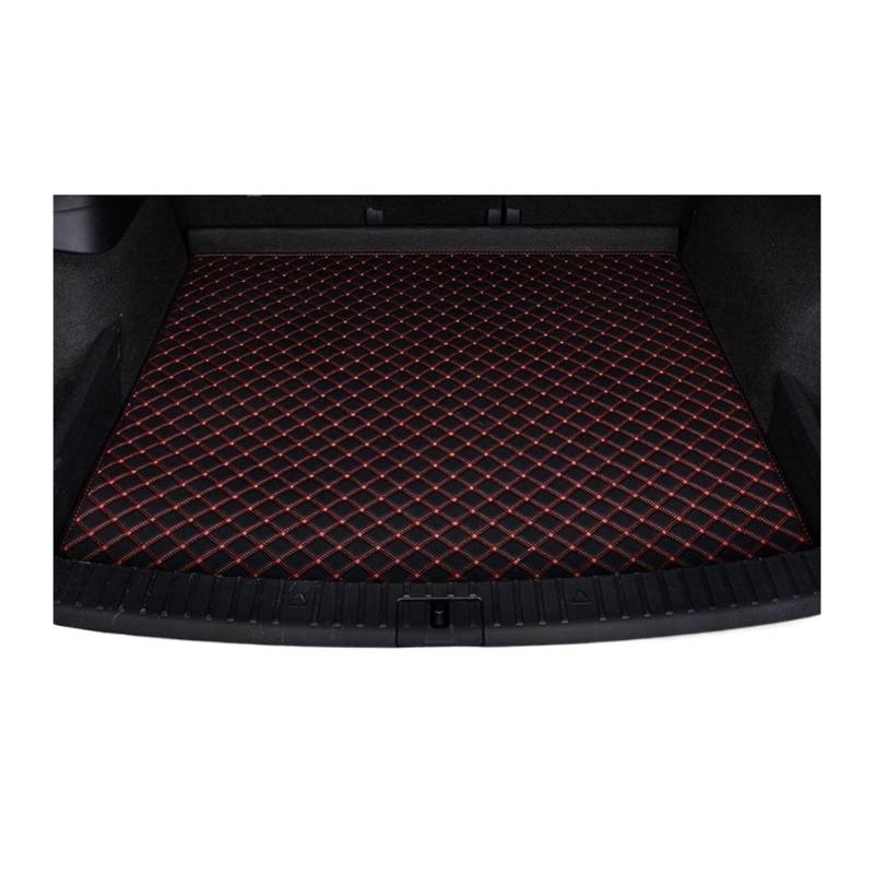 Car Trunk Liner Auto-Kofferraum-Matten Fit für Dodge Journey 2009 2010 2011 2012 2013-2018 Custom Cargo Liner Teppich Kofferraumwanne(Red Line,2016-2018) von XFYESL