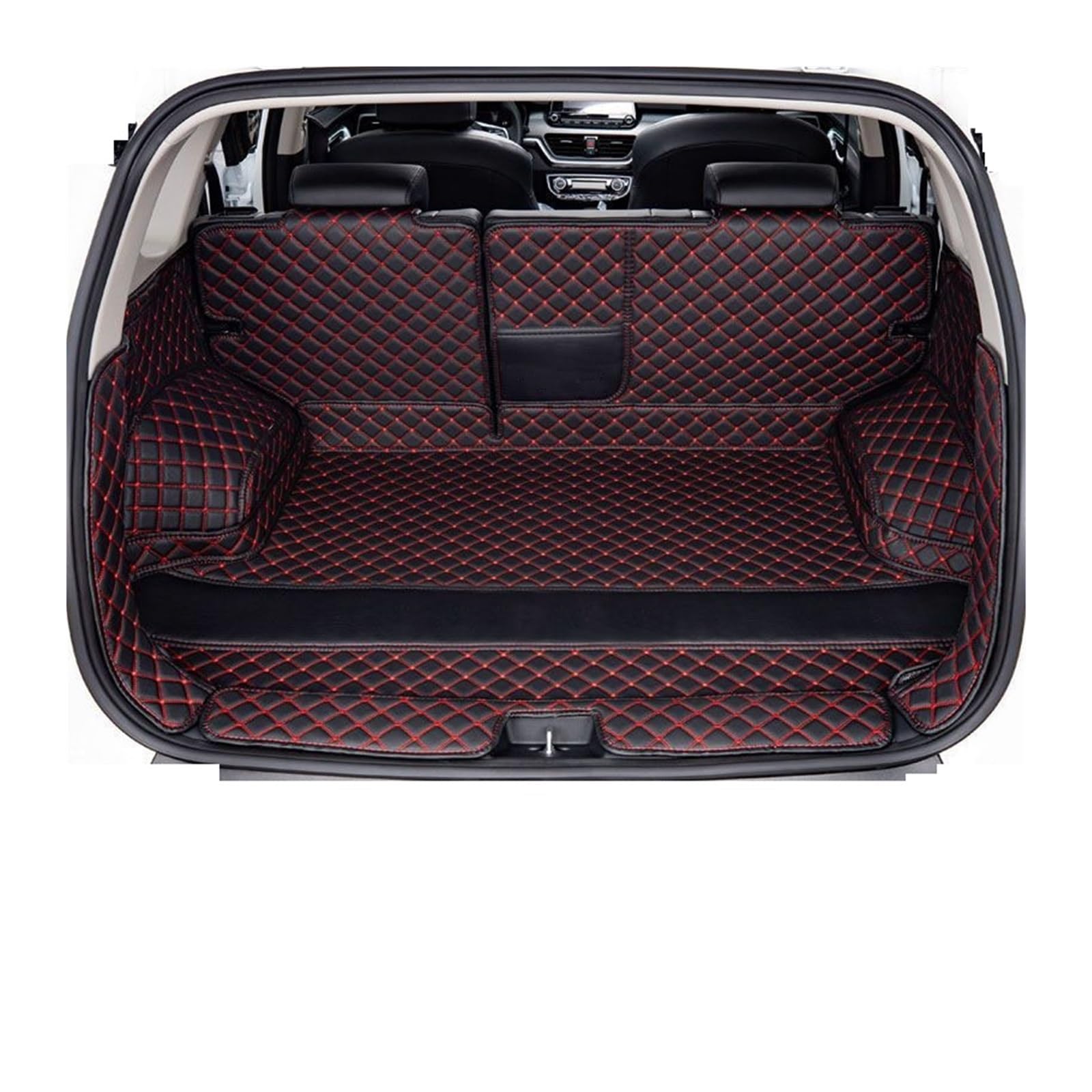 Car Trunk Liner Auto-Kofferraummatte, vollständige Abdeckung, passend für Kia K3/Ceed 2019–2023, 2022, 2021, 2020, Auto-Abdeckung, Cargo-Liner, Innenraum Kofferraumwanne(Red) von XFYESL